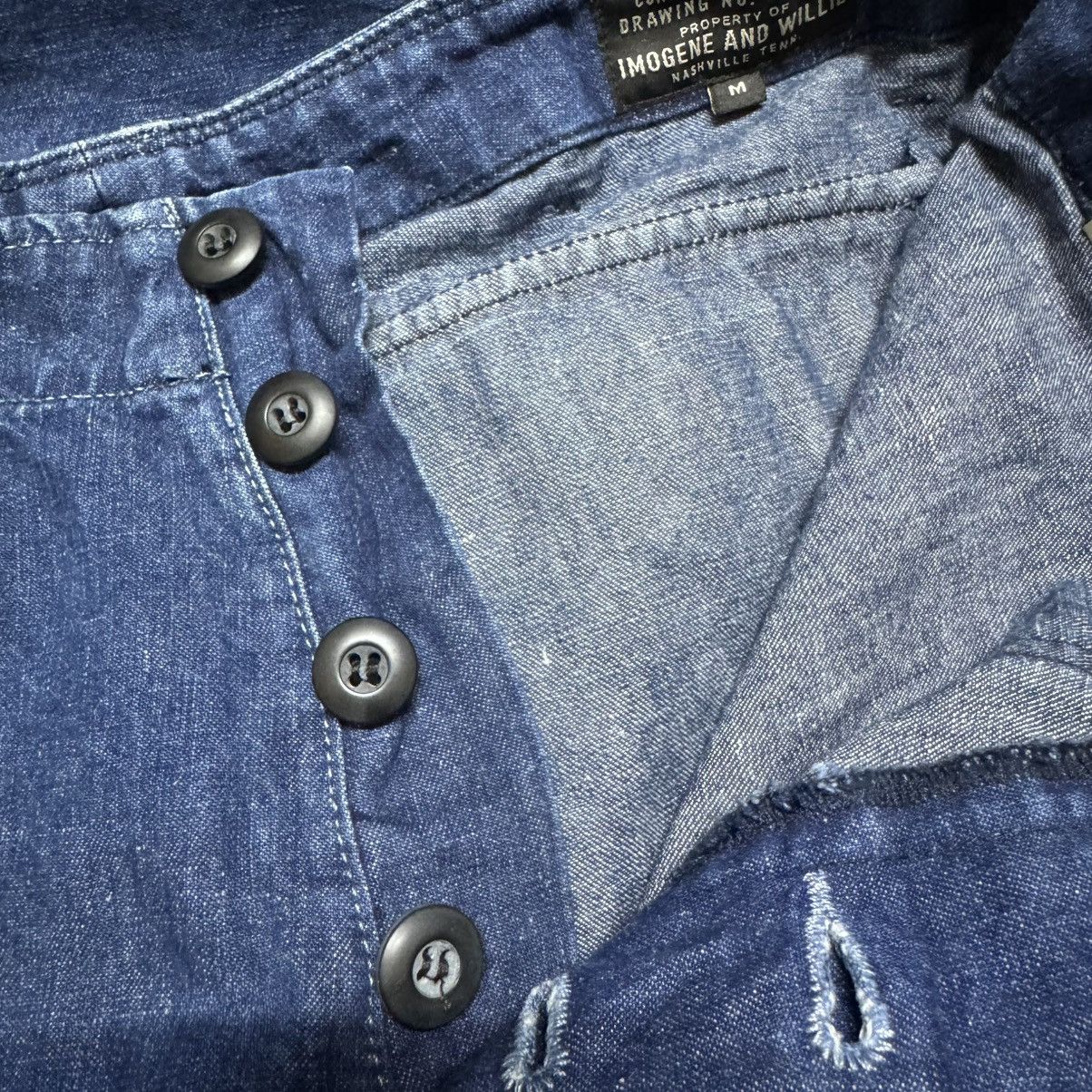 Imogene + Willie Imogene + Willie Denim Fatigue Pants Size US 34 / EU 50 - 18 Thumbnail