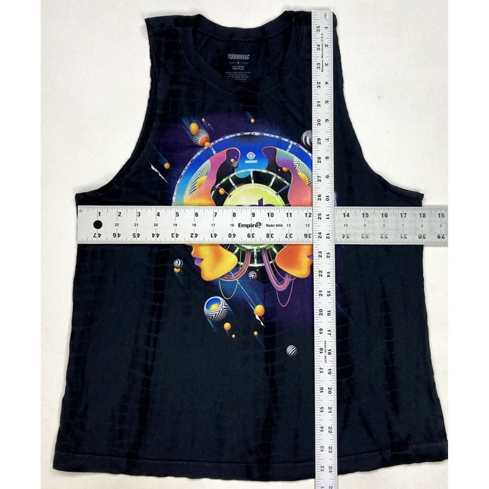 Vintage VINTAGE Insomniac EDC Orlando 2019 Tank Top T-shirt Women Small Black Music Shirt Size S / US 4 / IT 40 - 6 Thumbnail
