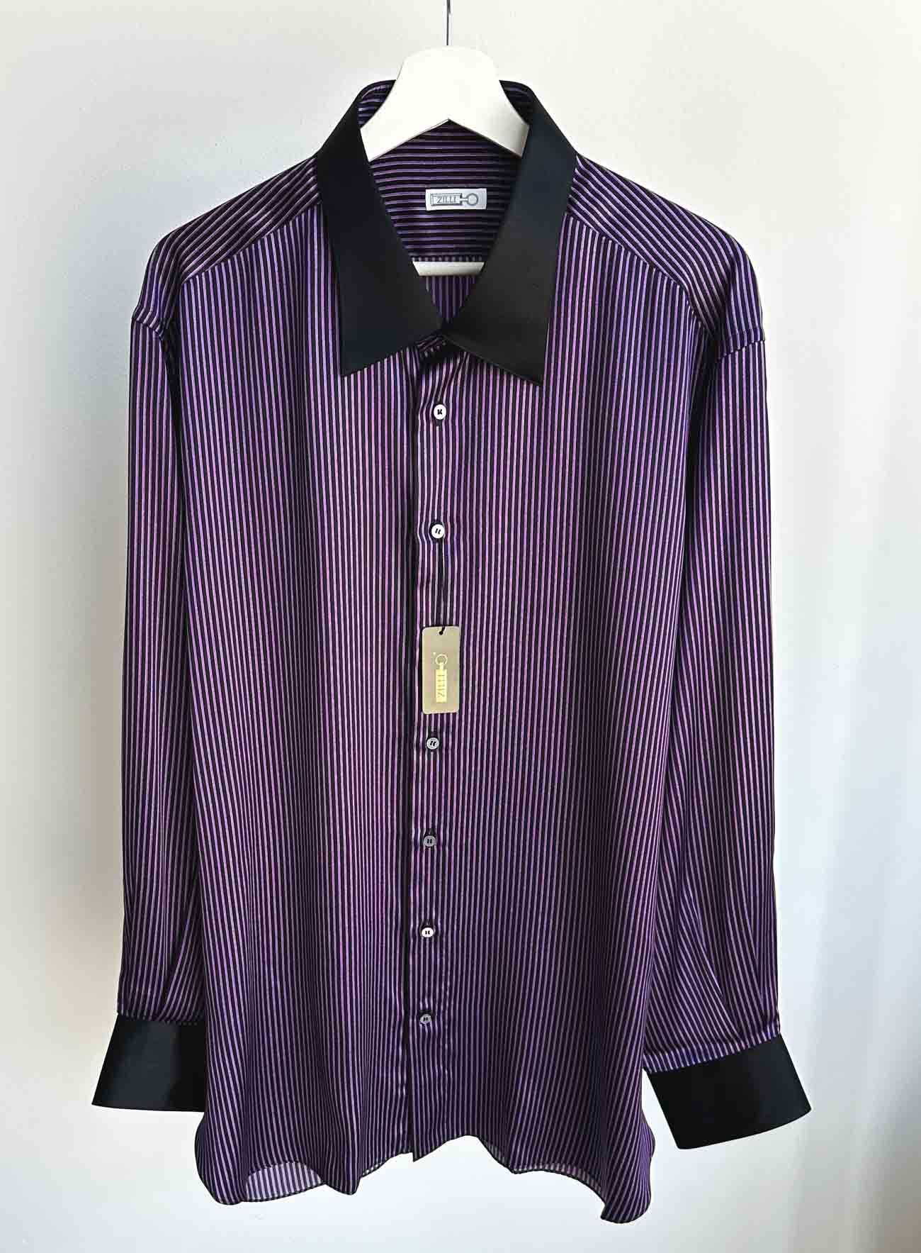 Zilli Men's silk shirt ZILLI Size US XL / EU 56 / 4 - 1 Thumbnail