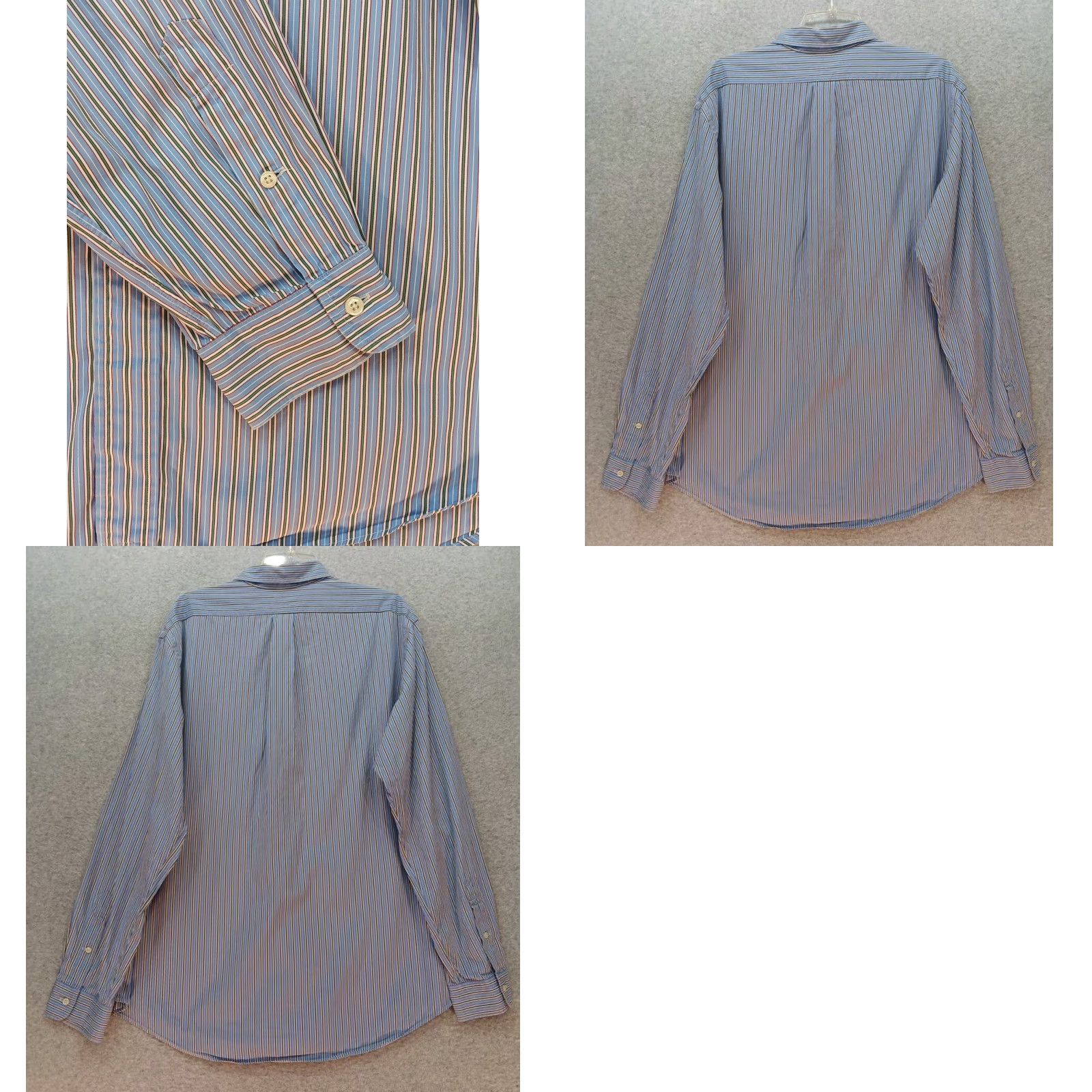 Ralph Lauren Ralph Lauren Custom Fit Shirt Mens 2XL Multicolor Striped Long Sleeve Button-Down Collar Casual Travel Modern Preppy embroidery Pony Size US XXL / EU 58 / 5 - 8 Thumbnail