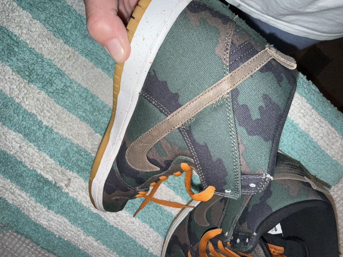 Nike Nike “FiveOneO” SB Dunk Hi Camo 510, VVNDS! Tried-on once! Size US 11.5 / EU 44-45 - 22 Thumbnail