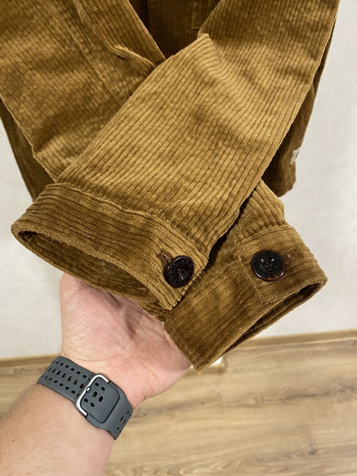 Pretty Green Pretty Green Field Over-shirt Brown Corduroy Light Jacket Size US M / EU 48-50 / 2 - 5 Thumbnail