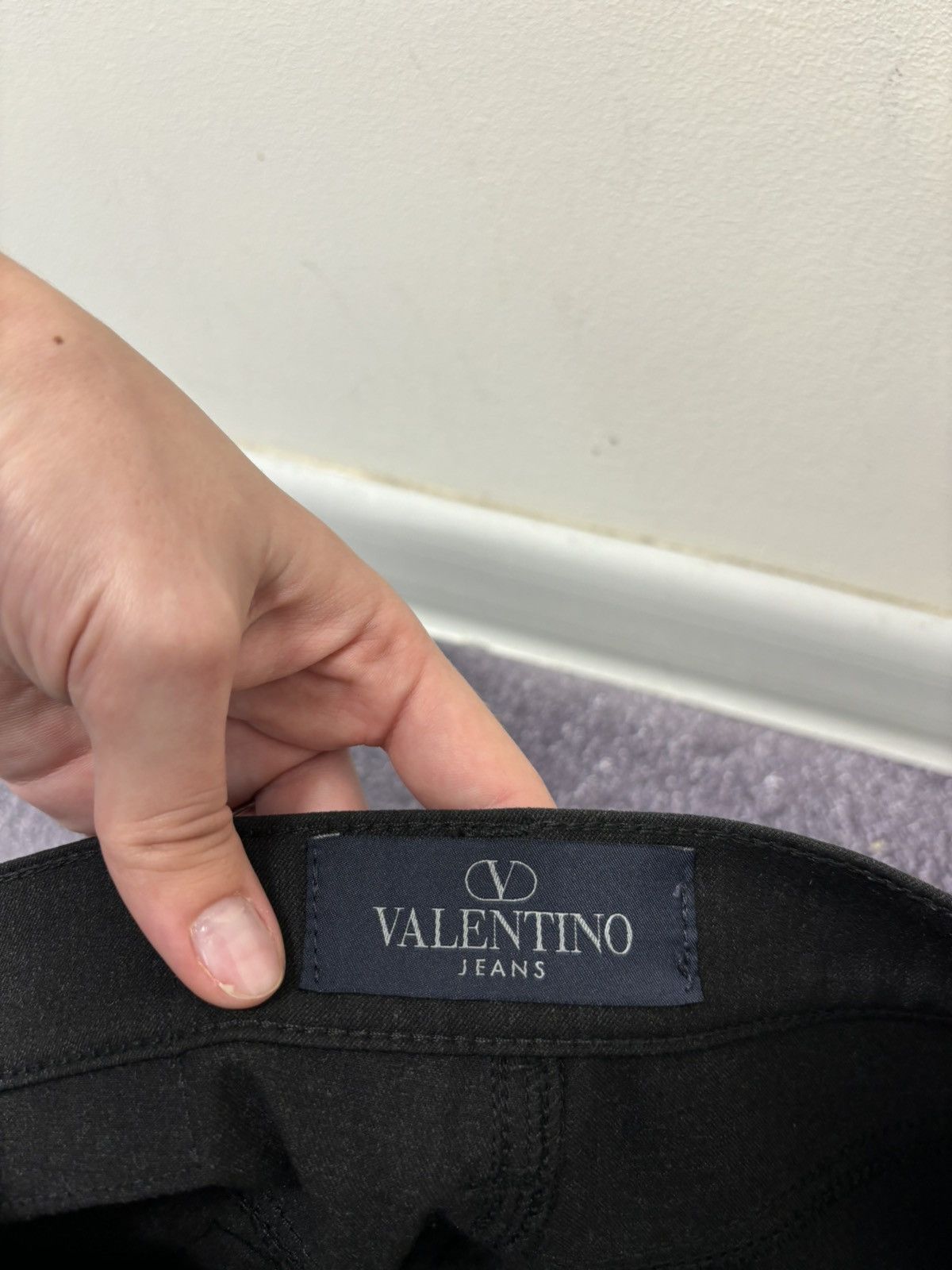 Valentino Vintage Valentino Women’s Straight Fit Black Pants Trousers Size 30" / US 8 / IT 44 - 9 Thumbnail