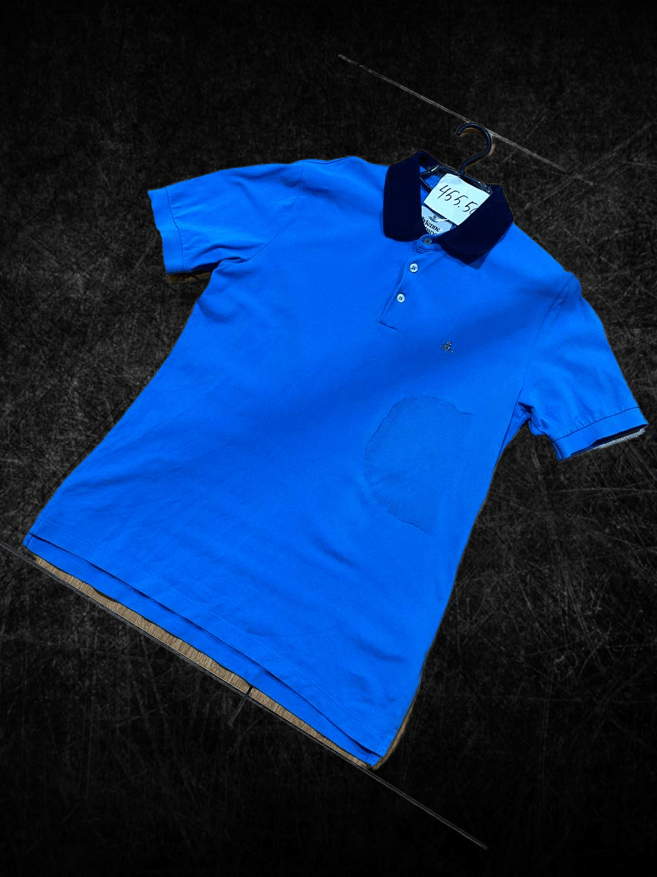 Vivienne Westwood Vivienne Westwood Polo Shirt Logo Orb Luxury Men Size S Blue Size US L / EU 52-54 / 3 - 1 Thumbnail