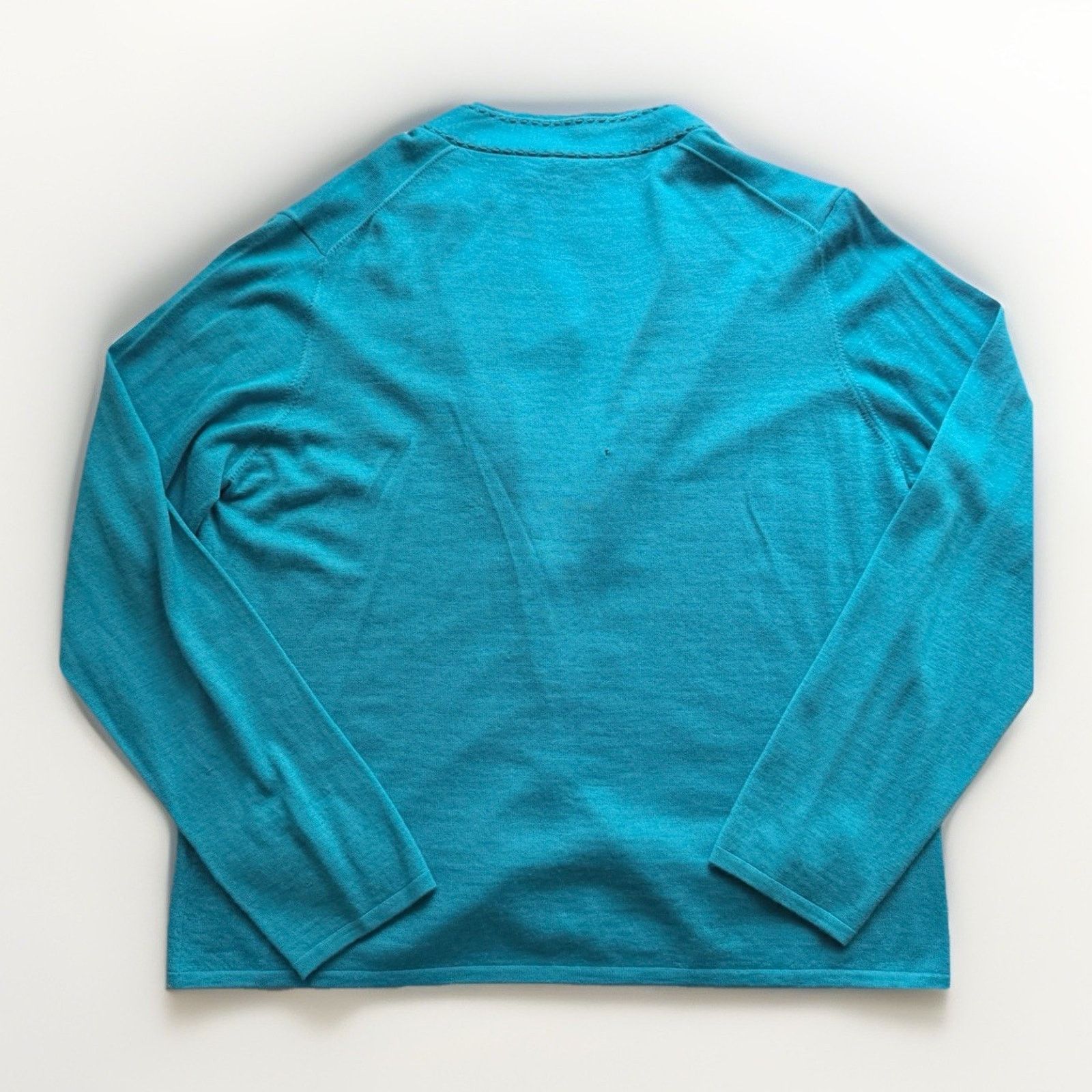 Escada Sport Escada Sport 100% Cashmere Sz XL Ombré Aqua Cardigan Set NWT Size XL / US 12-14 / IT 48-50 - 2 Thumbnail
