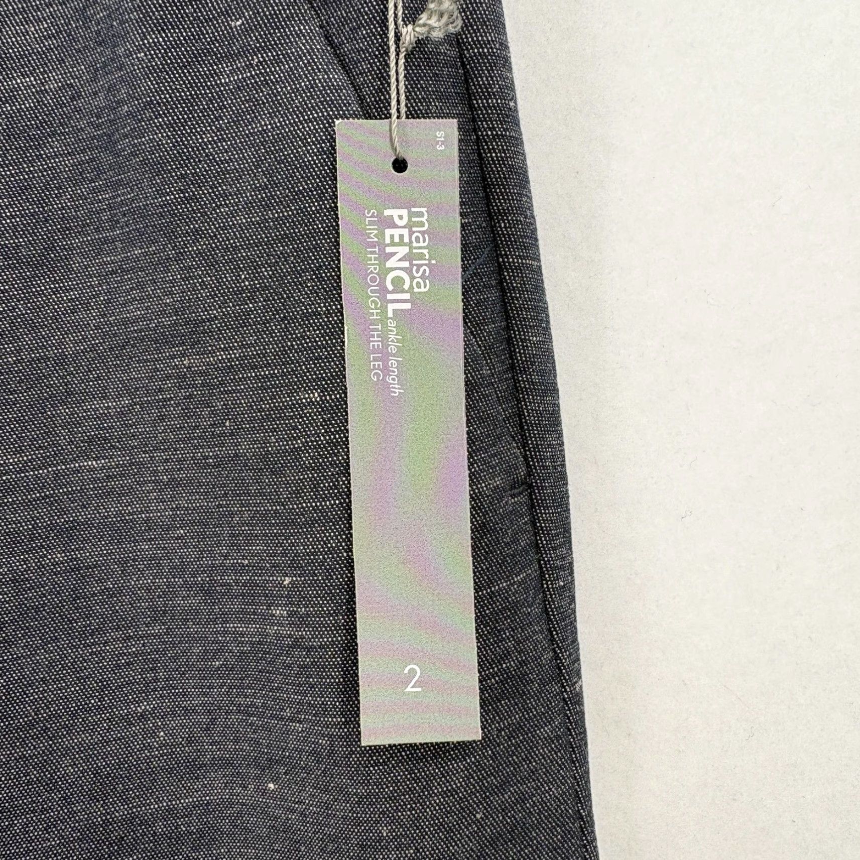 Ann Taylor Ann Taylor LOFT Marisa Pencil Ankle Pants Womens 2 Gray Slim Stretch Career NWT Size 26" / US 2 / IT 38 - 4 Thumbnail