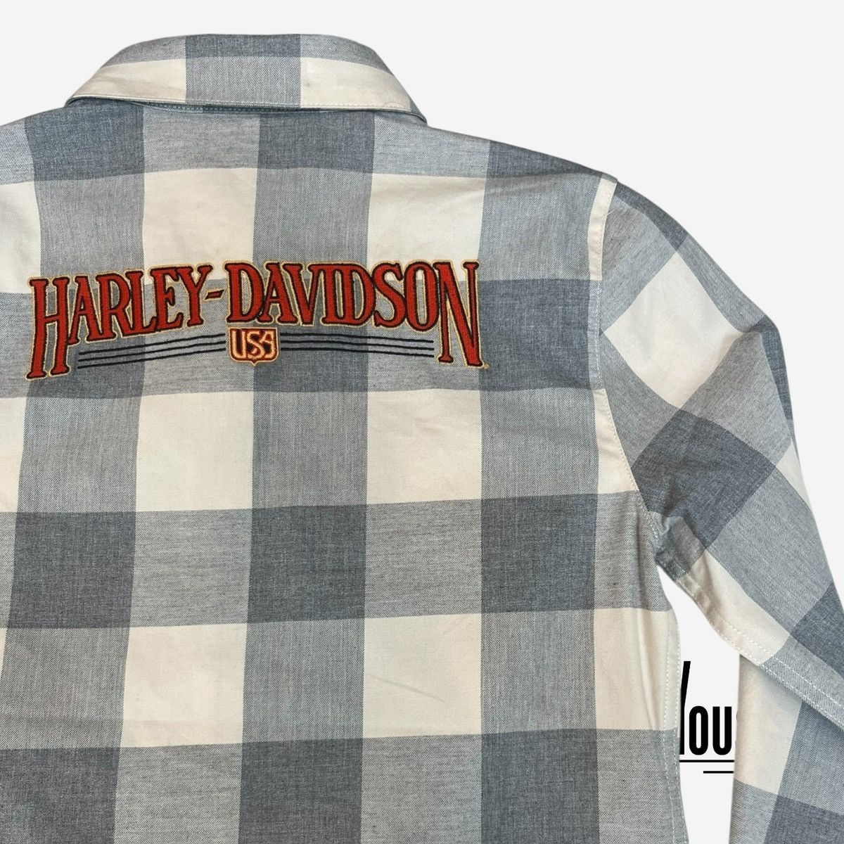 Harley Davidson Harley Davidson Heritage Plaid in White/Black Size US XS / EU 42 / 0 - 6 Thumbnail