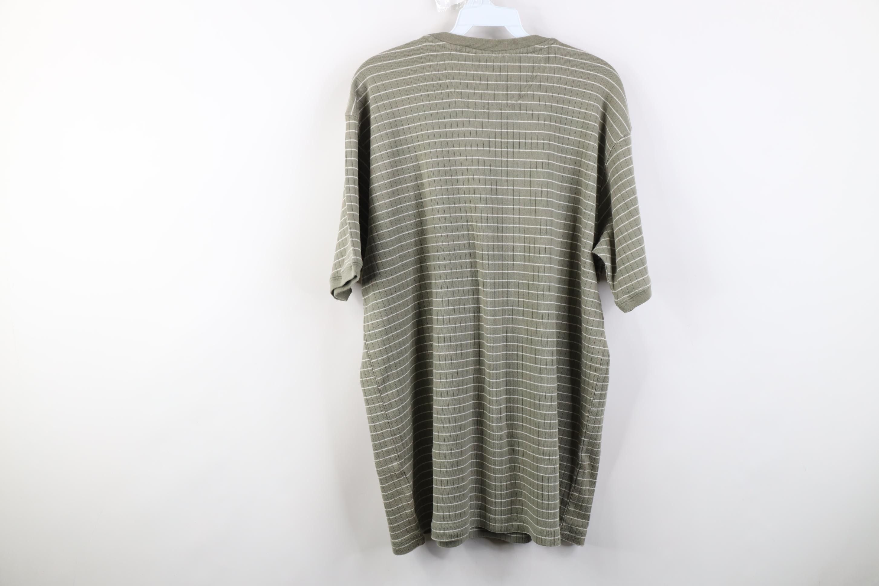Vintage Vintage 90s Streetwear Ribbed Knit Short Sleeve T-Shirt Size US L / EU 52-54 / 3 - 6 Thumbnail
