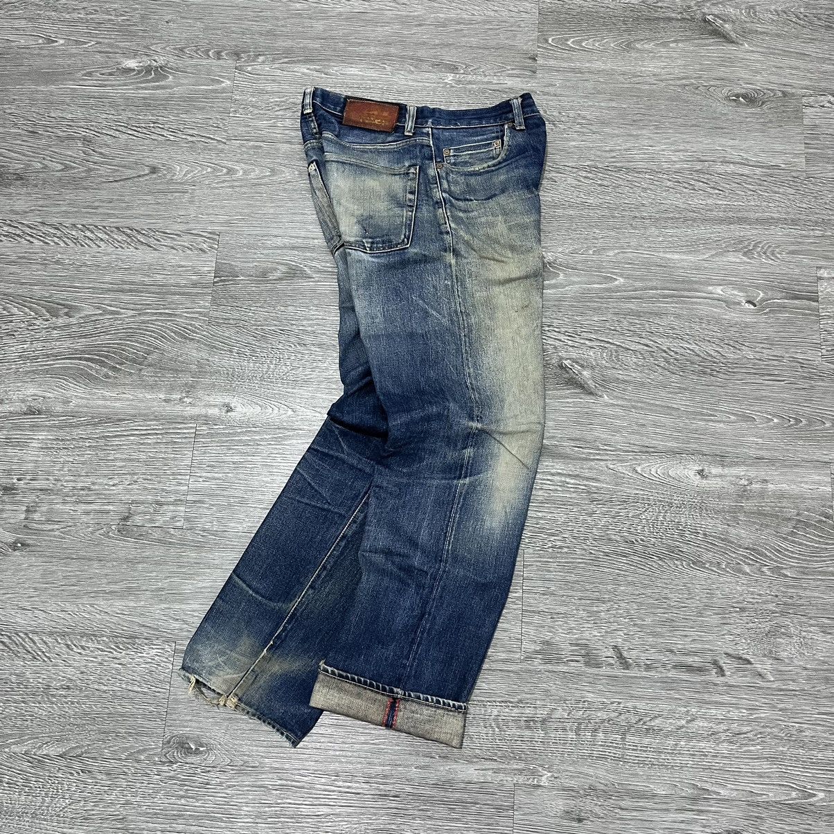 HOLLYWOOD RANCH MARKET 90s Iron H.K Market Selvedge Denim Pant Size US 31 - 1 Thumbnail