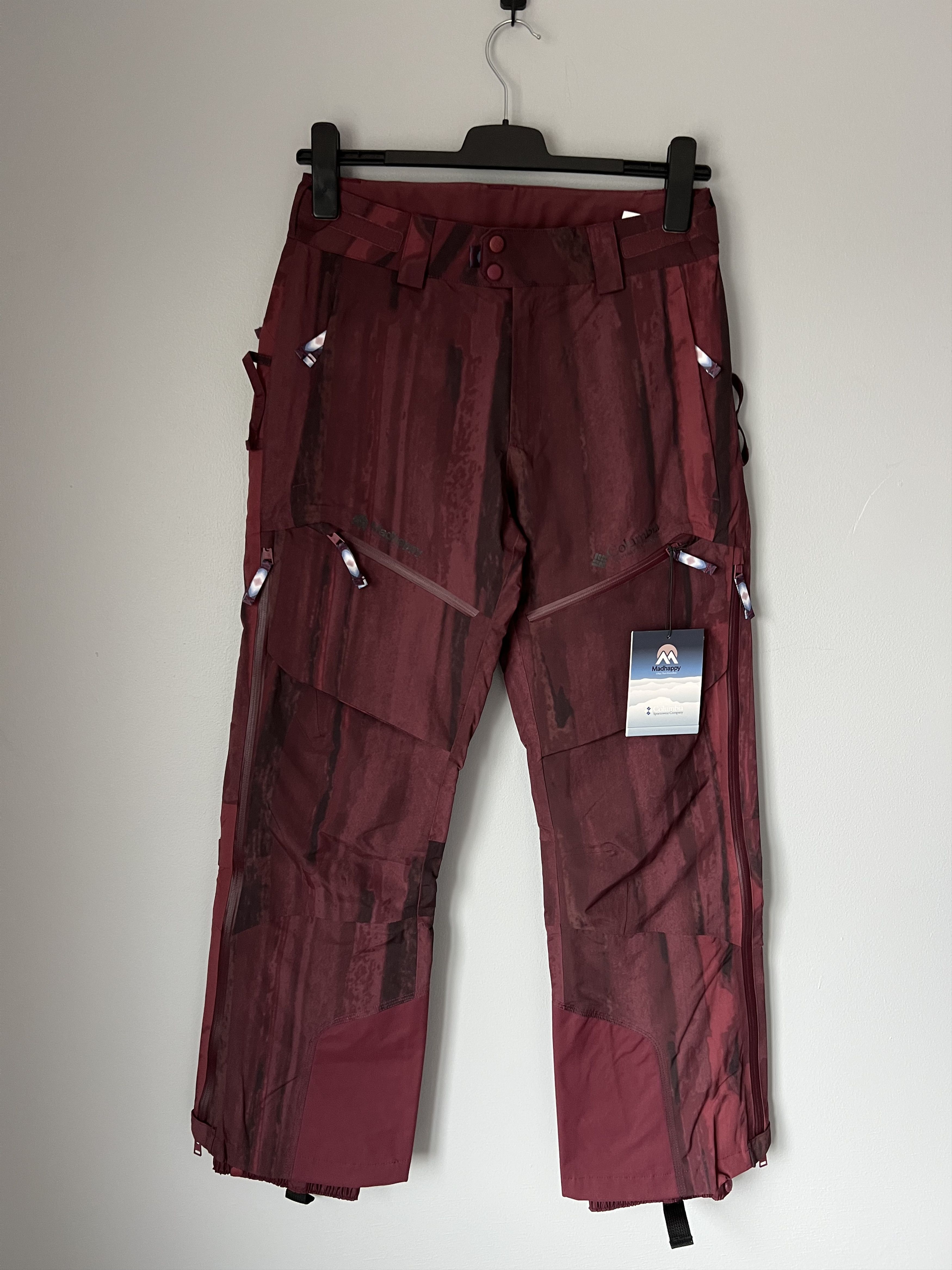 Columbia × Madhappy Madhappy Columbia Snow Pants in Maroon Size US 30 / EU 46 - 1 Thumbnail