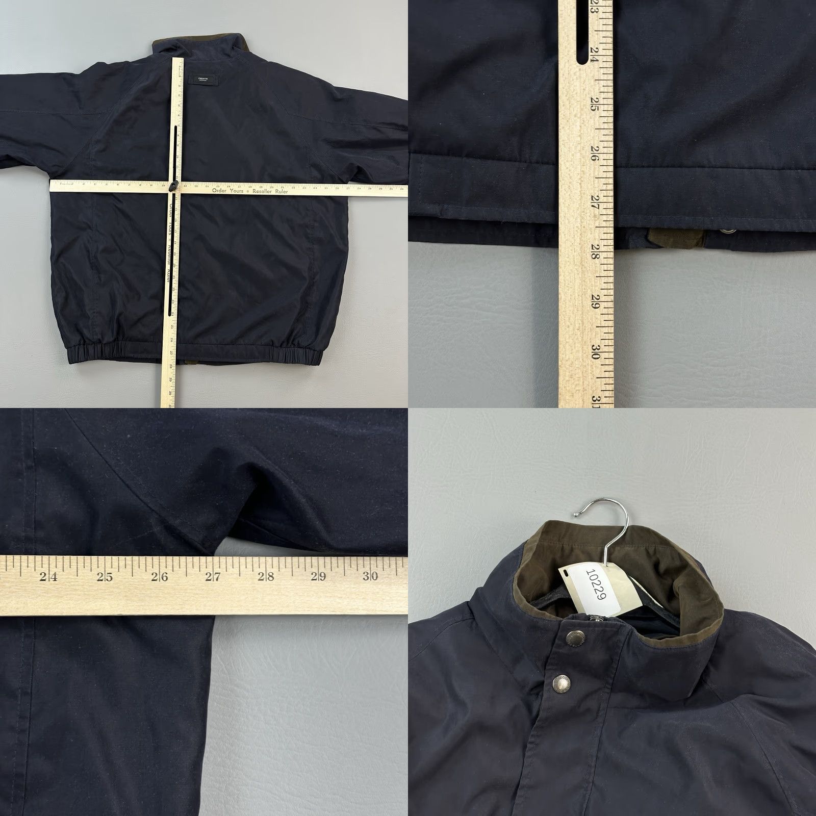 Liz Claiborne VINTAGE Claiborne Jacket Mens XL Navy Quilt Lined Full Zip Snap Outdoor Y2K Size US XL / EU 56 / 4 - 8 Thumbnail