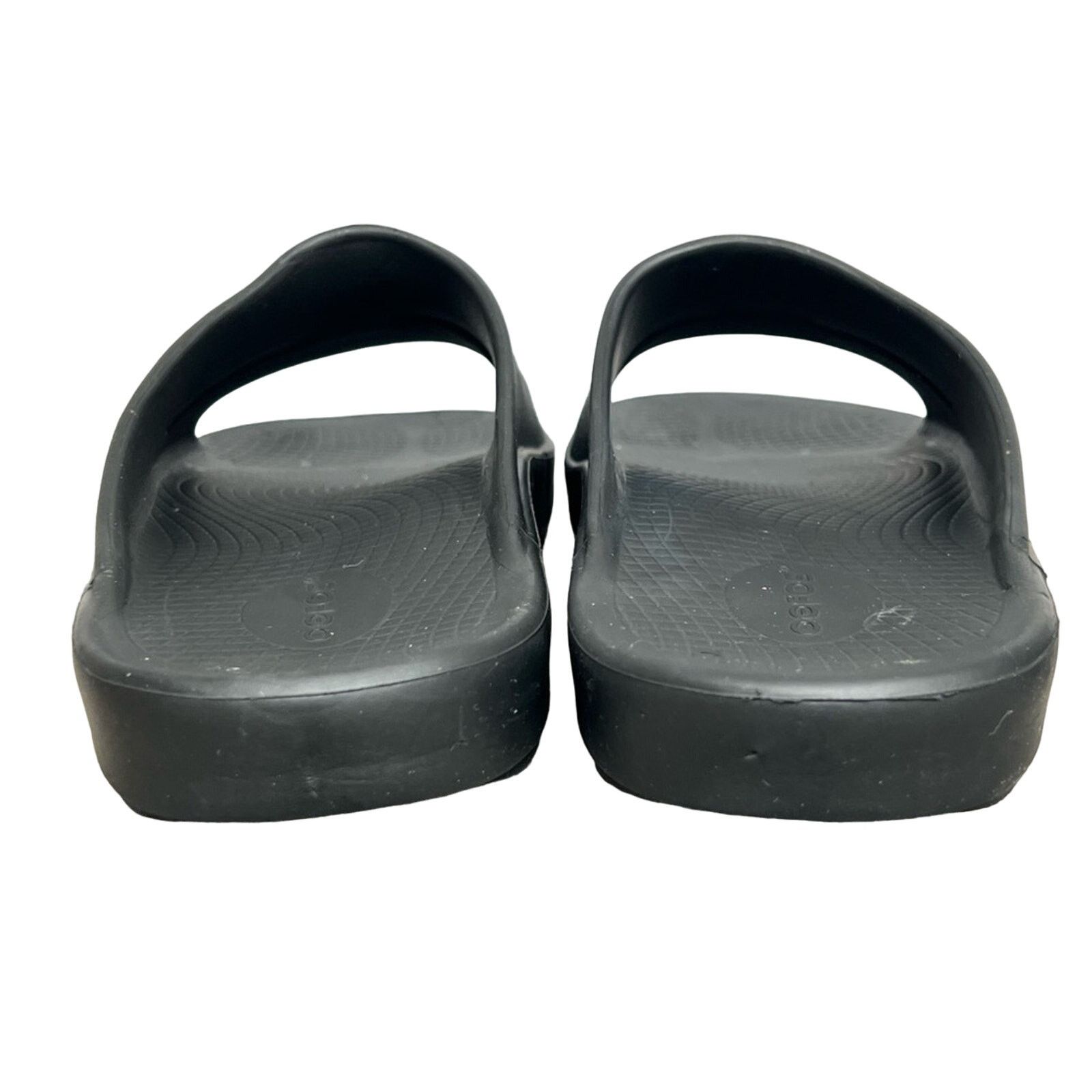 OOF Wear OOFOS OOahh Recovery Sandals Sport Slide On Black Men’s 12 Size US 12 / EU 45 - 4 Thumbnail
