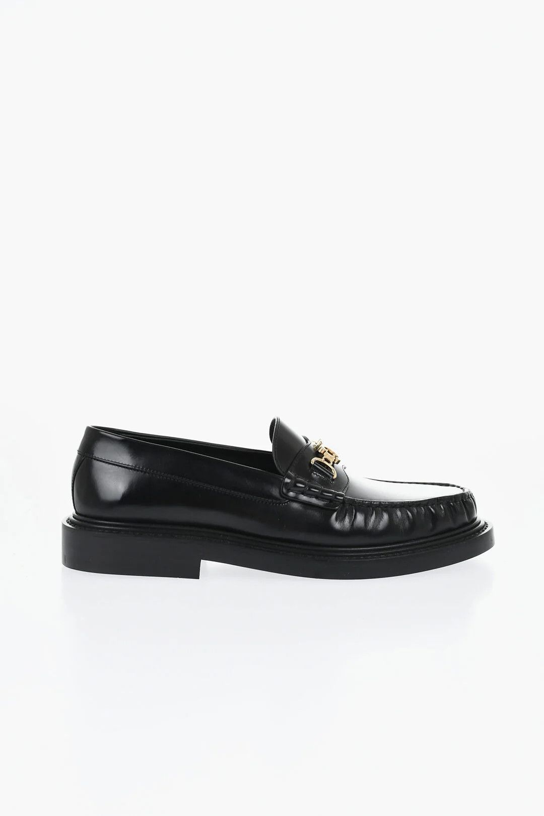 Celine o1mm0326 Brushed Leather Penny Loafers in Black Size US 11 / IT 41 - 1 Thumbnail
