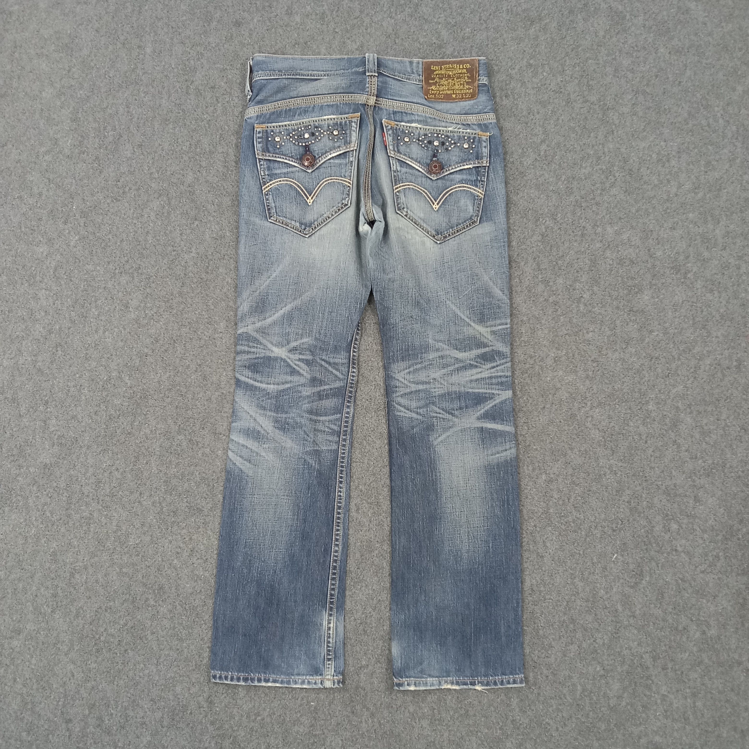 Levi's × Vintage Levi's American Distressed Style Grunge Denim Jeans Size US 33 - 1 Thumbnail