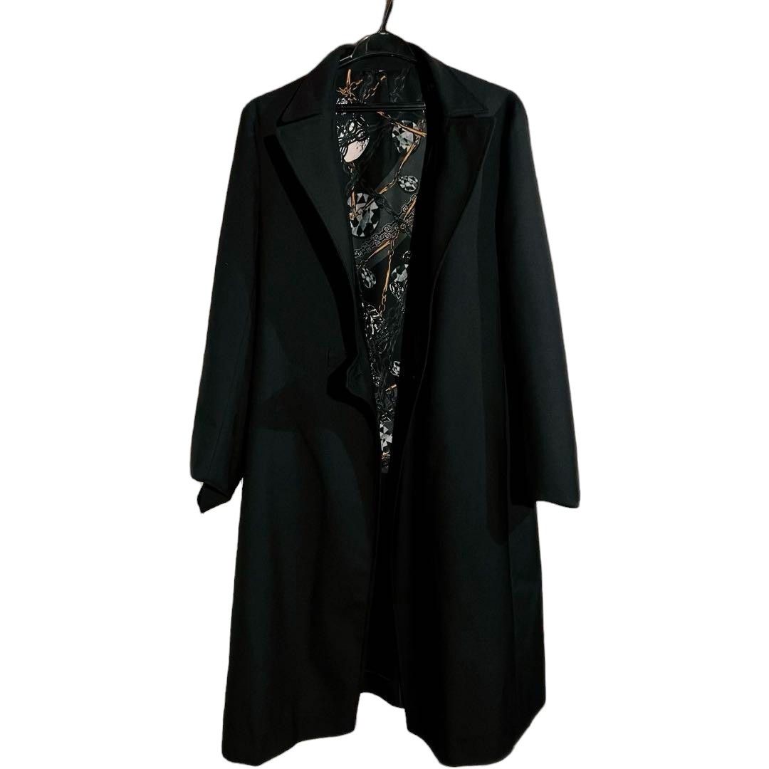 image of Yohji Yamamoto Ground Y 21Aw Bandana Color Reversiable Coat in Black, Men's (Size Large)