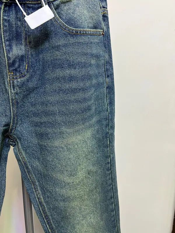 VIBE bootcut washed faded grunge flared jeans Size US 32 / EU 48 - 5 Thumbnail