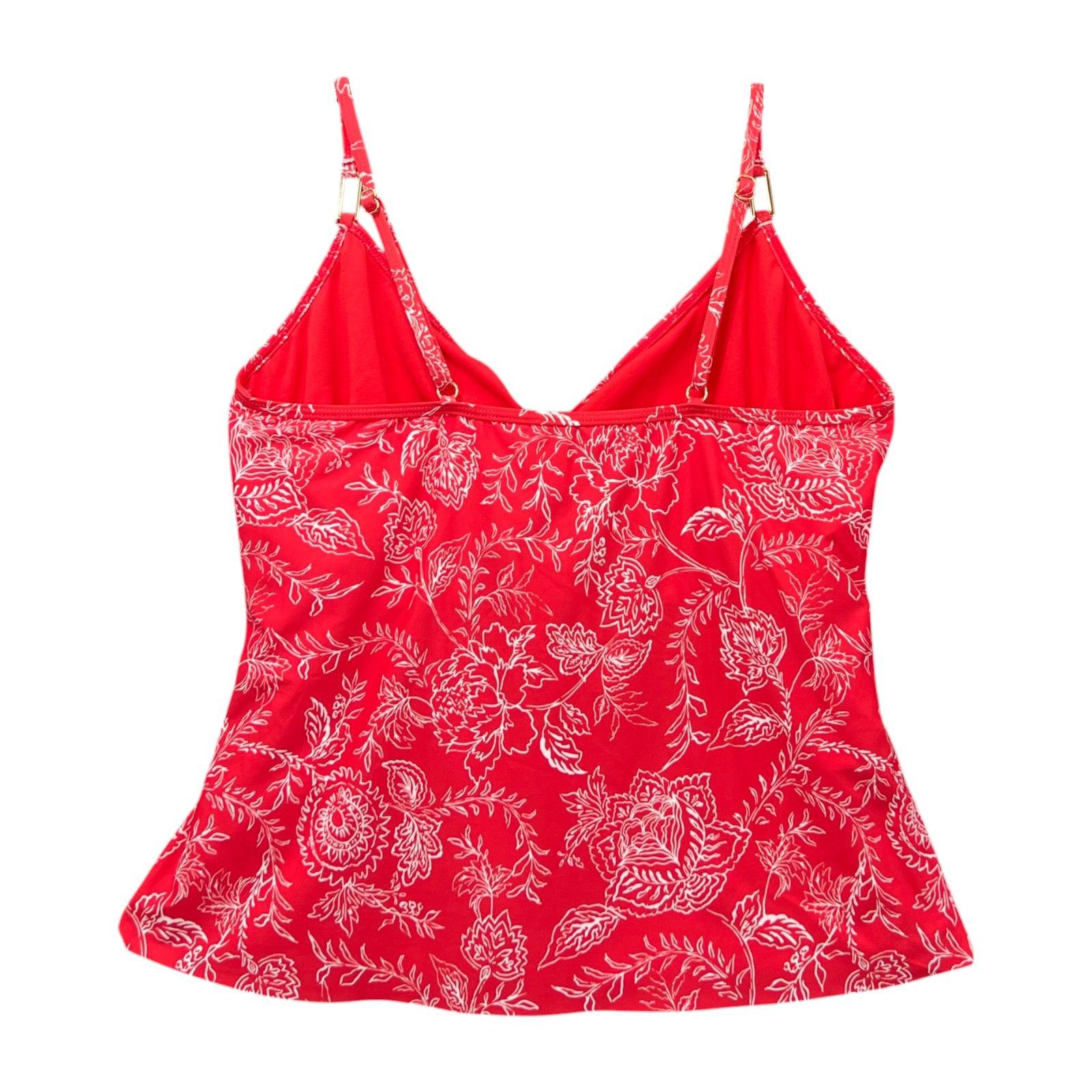 Other Liz Claiborne - Women's Lined Paisley Tankini Swimsuit Top - Size ONE SIZE - 4 Thumbnail