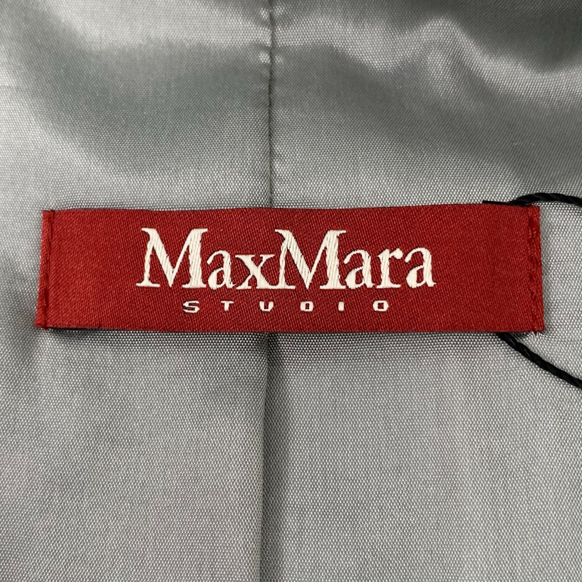 Max Mara Max Mara Womens Wool Blend Sleeveless Long Blazer Vest Gray Size XS / US 0-2 / IT 36-38 - 7 Thumbnail