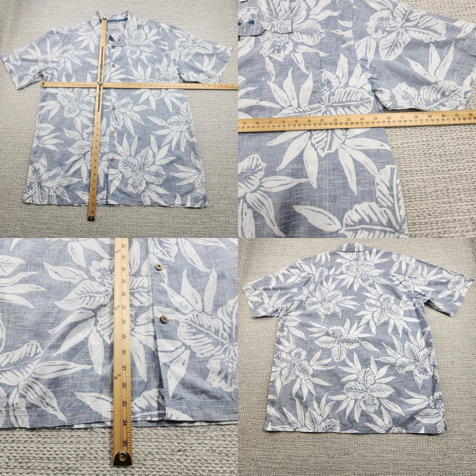 Vintage VINTAGE Honolua Shirt Mens 3XL Blue White Hawaiian Floral Button Up Short Sleeve Size US XXL / EU 58 / 5 - 8 Thumbnail