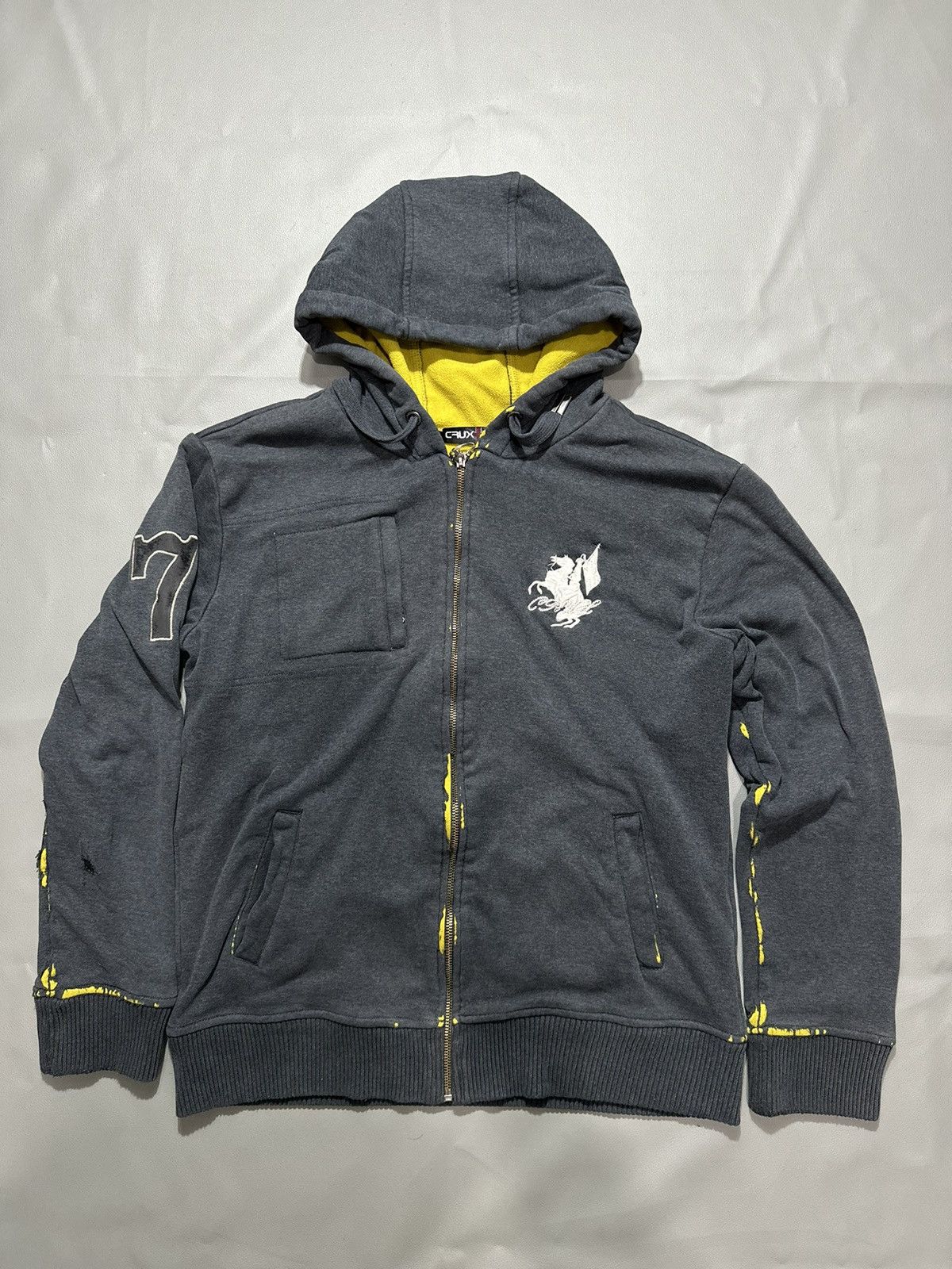 Beauty Beast DISTRESSED ZIP HOODIE NUMBER 7 BALENCIAGA RAF SIMONS STYLE Size US M / EU 48-50 / 2 - 1 Thumbnail