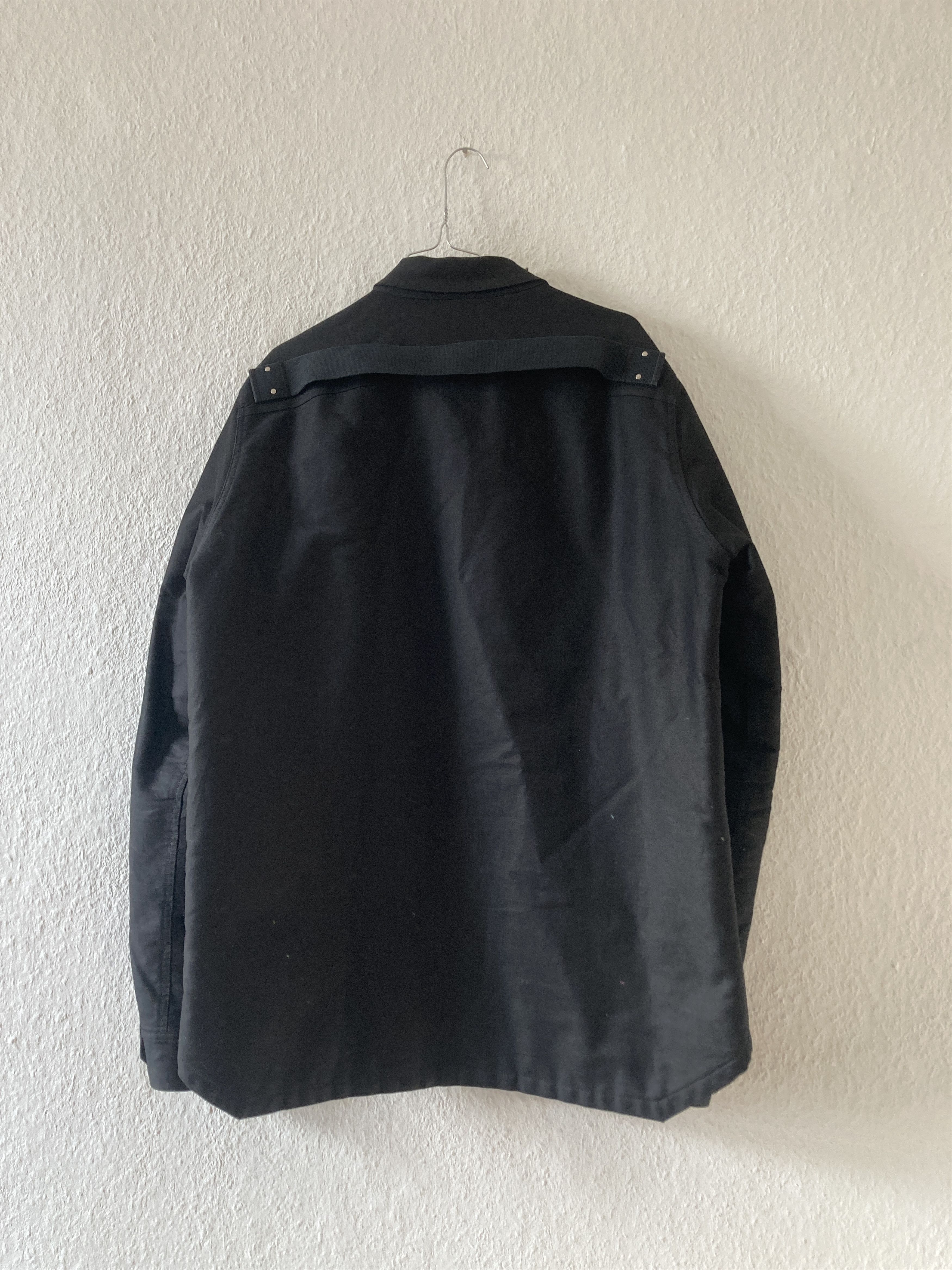Rick Owens F/W 19 “LARRY” Cashmere & Silk Lined Shirt Jacket Rick Owens Size US L / EU 52-54 / 3 - 9 Thumbnail
