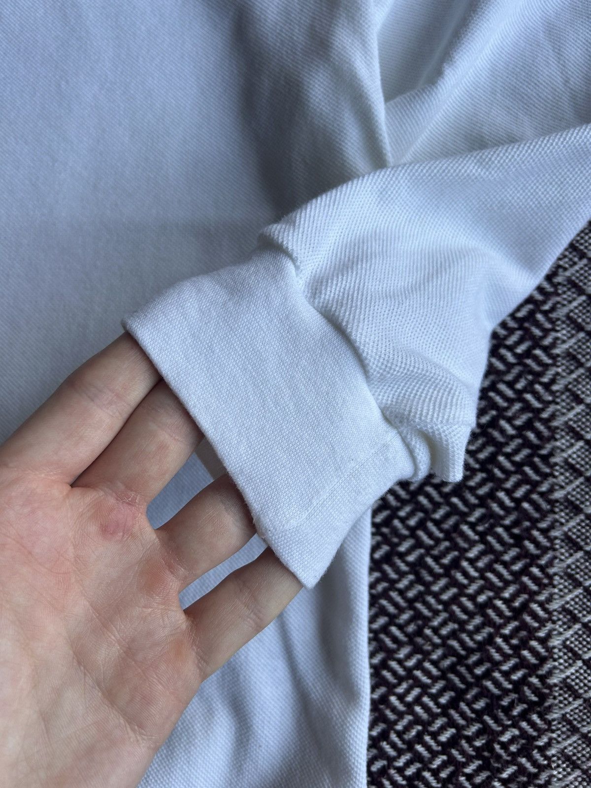 Burberry Vintage Burberry Long Sleeve Polo Solid Style Nova Check Size US S / EU 44-46 / 1 - 6 Thumbnail