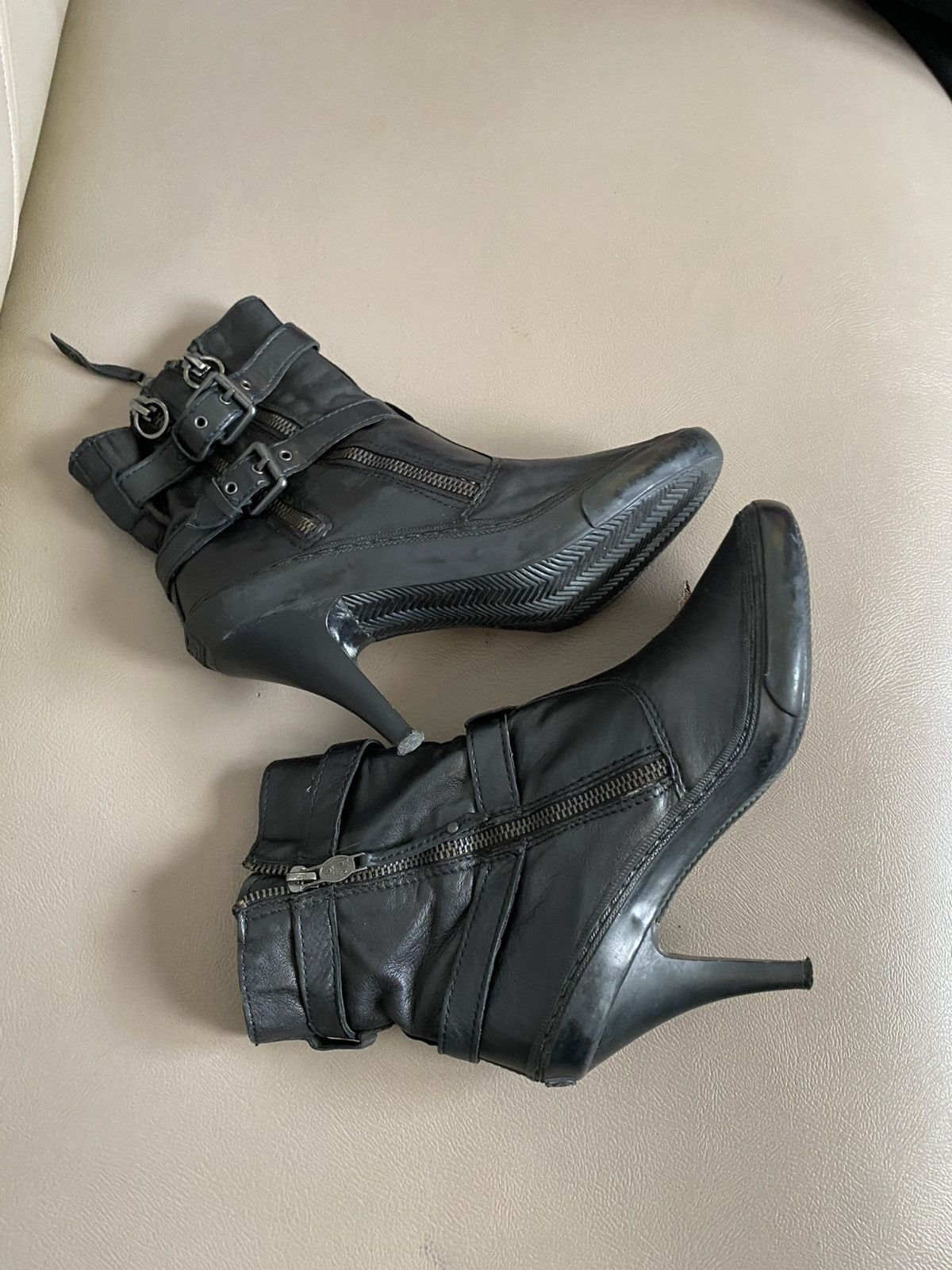 ASH Ash leather boots heels Size US 8 / IT 38 - 9 Thumbnail