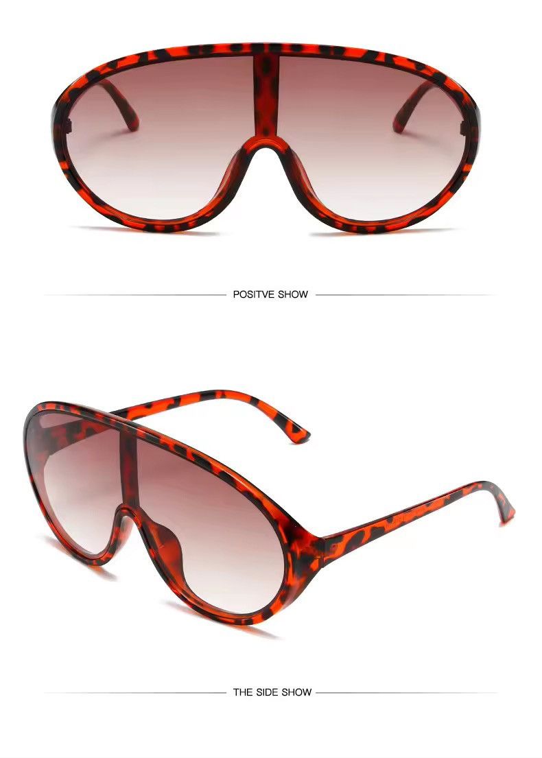 Electric Visual Oversize One Piece Sunglasses Size ONE SIZE - 2 Thumbnail