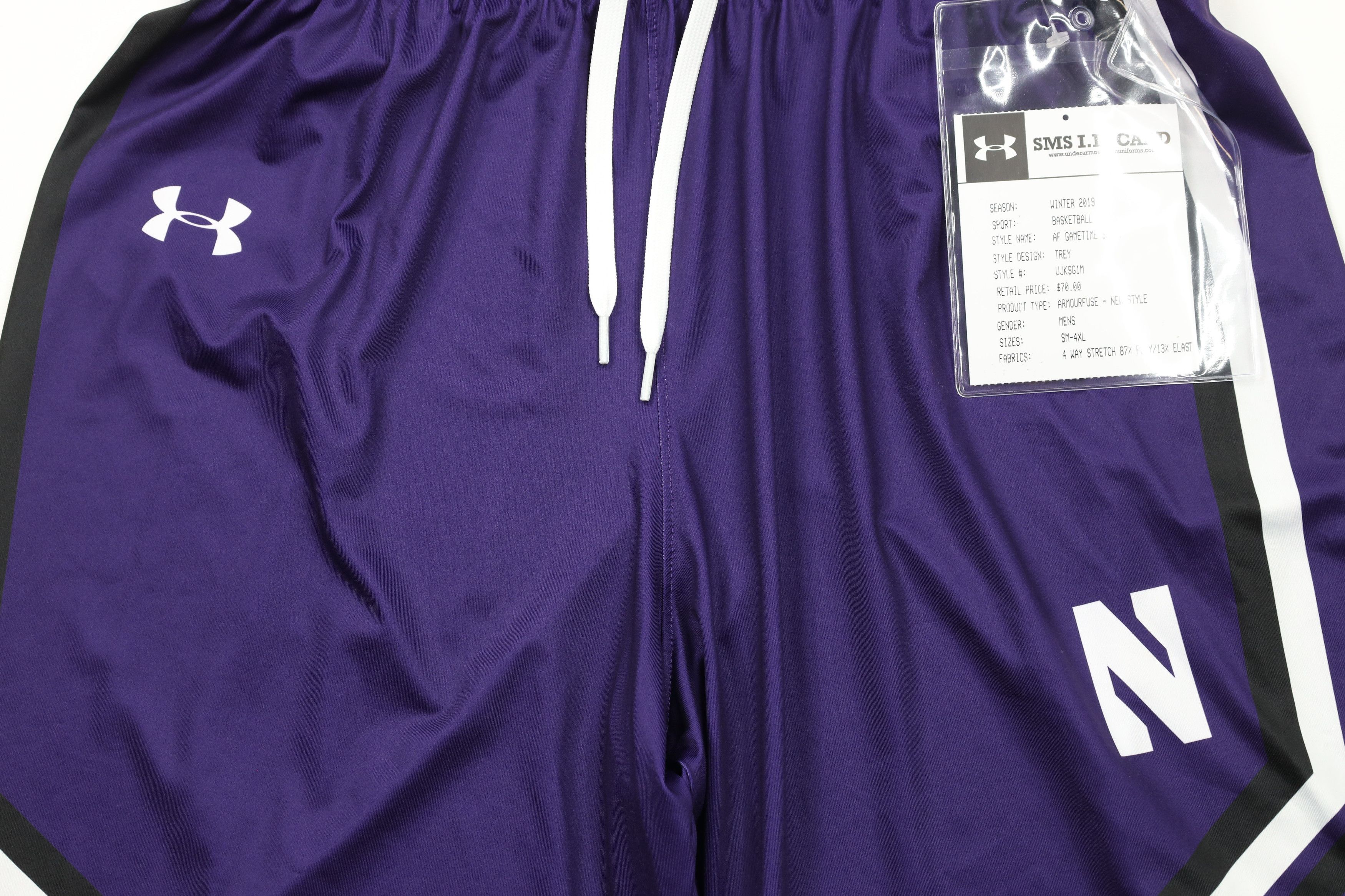 Under Armour × Vintage New Sample Under Armour University Basketball Shorts Size US 34 / EU 50 - 3 Thumbnail