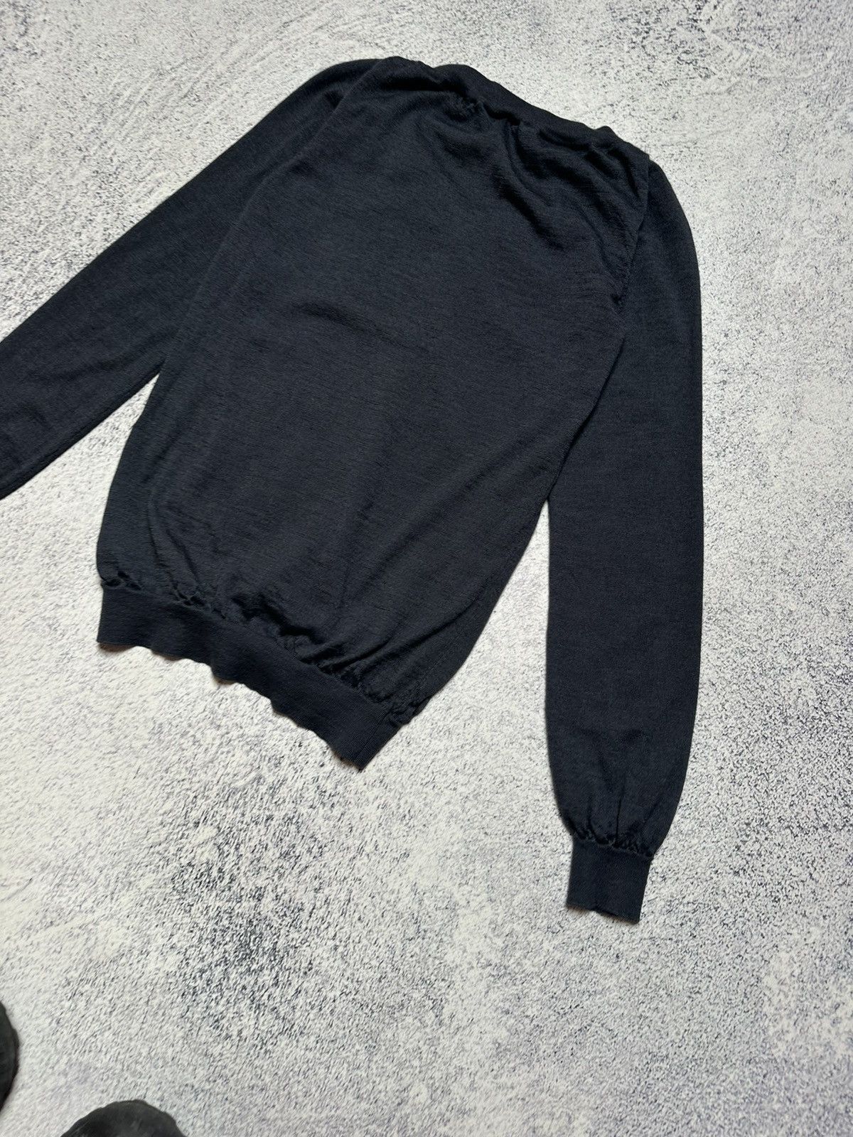 Brunello Cucinelli $1020 Brunello Cucinelli Cashmere/Silk V-Neck Sweater Jumper Size XS / US 0-2 / IT 36-38 - 14 Thumbnail