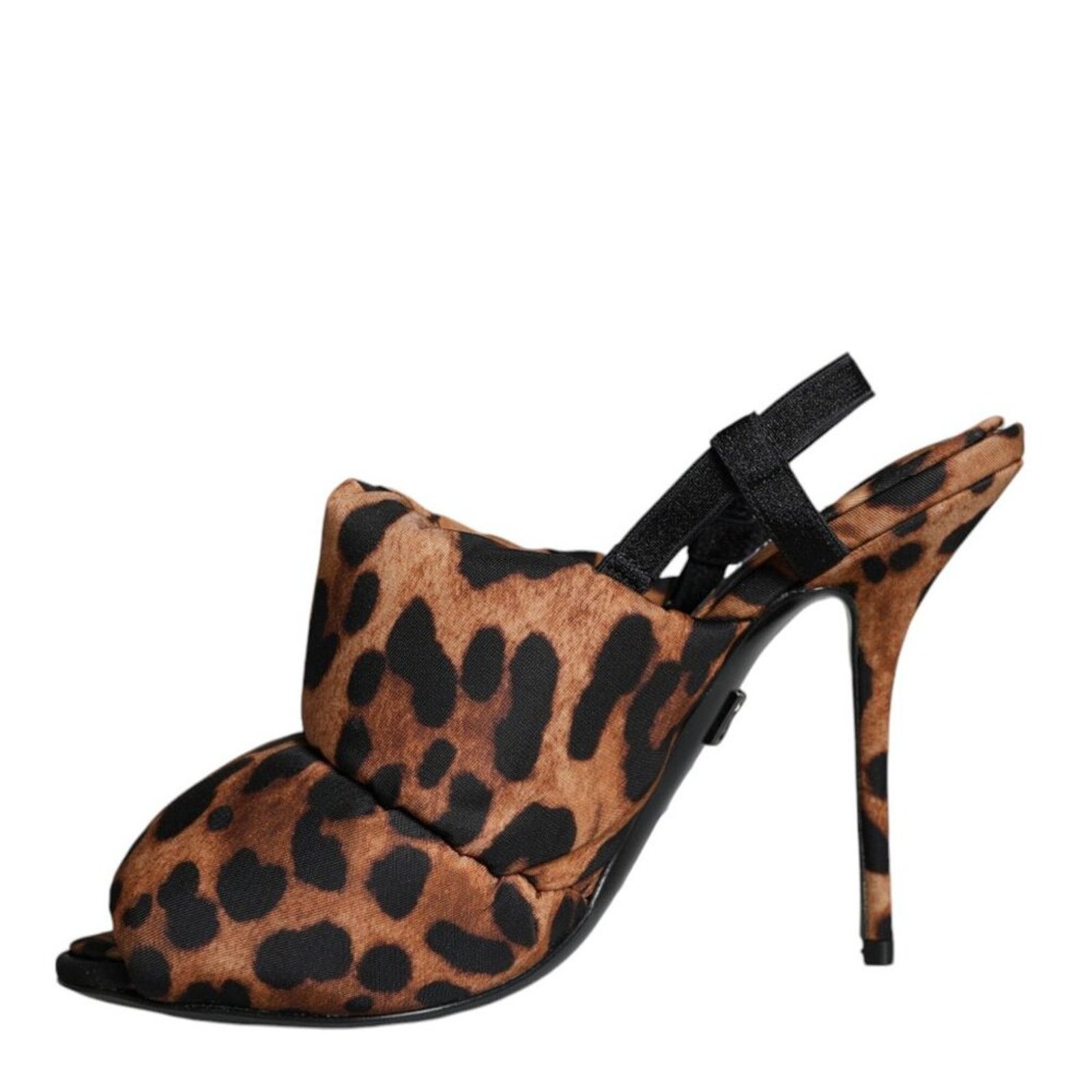 Dolce & Gabbana Dolce & Gabbana Keira Brown Leopard Puffy Slingback Heels Size US 9.5 / IT 39.5 - 3 Thumbnail