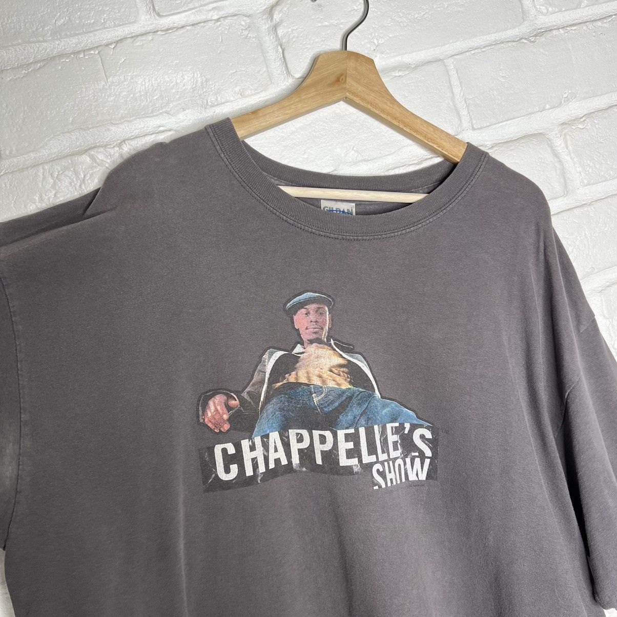 Image of Gildan x Vintage 90's Dave Chappelle Show Tshirt in Grey, Men's (Size 2XL)