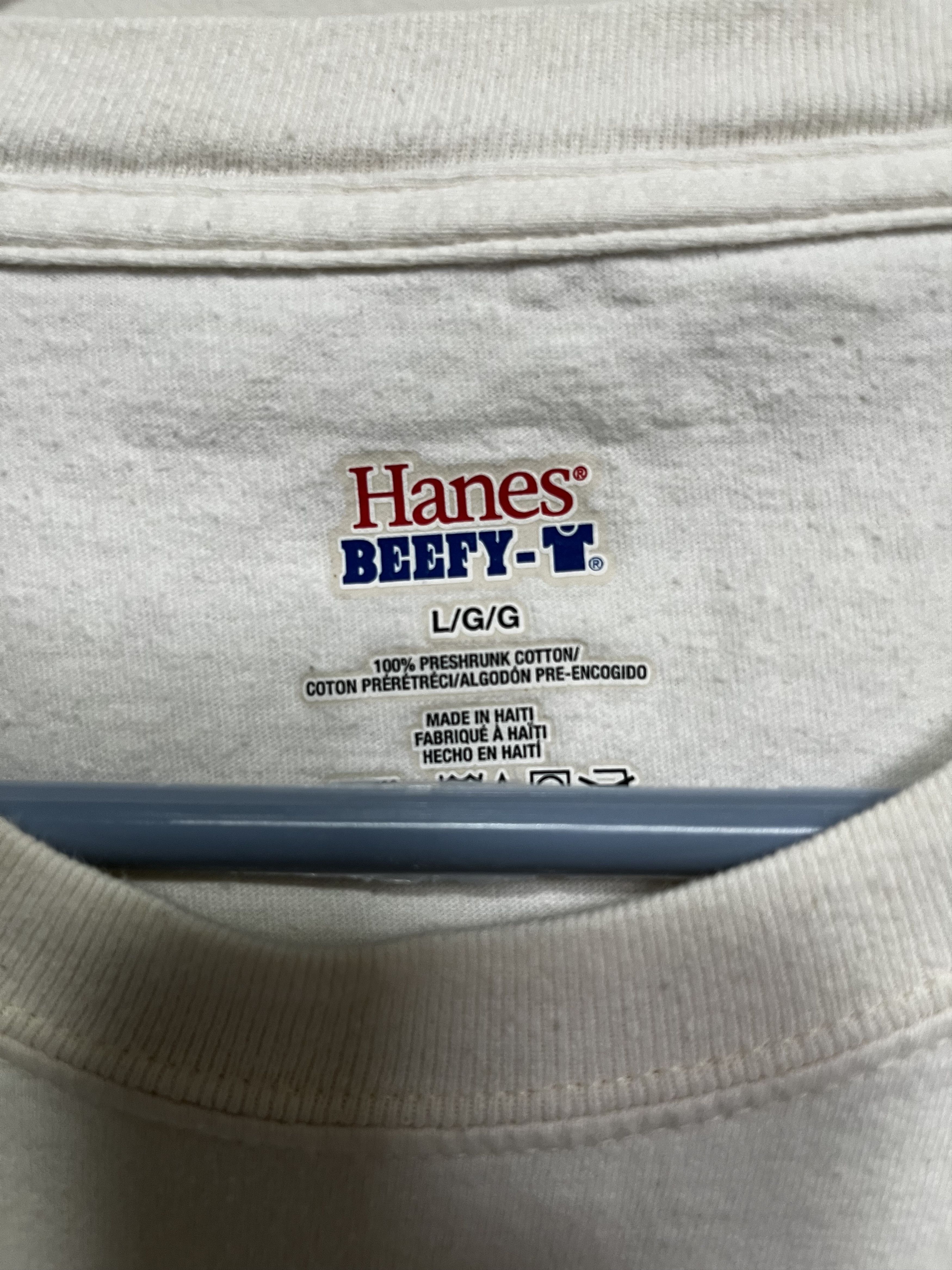 Hanes Vintage Hanes Beefy-T "Herbal Medicine" - White (L) Size US L / EU 52-54 / 3 - 4 Thumbnail
