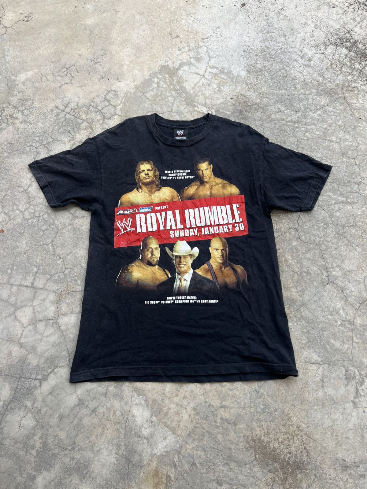 WWE Vintage WWE WWF Royal Rumble Shirt Size US L / EU 52-54 / 3 - 1 Thumbnail