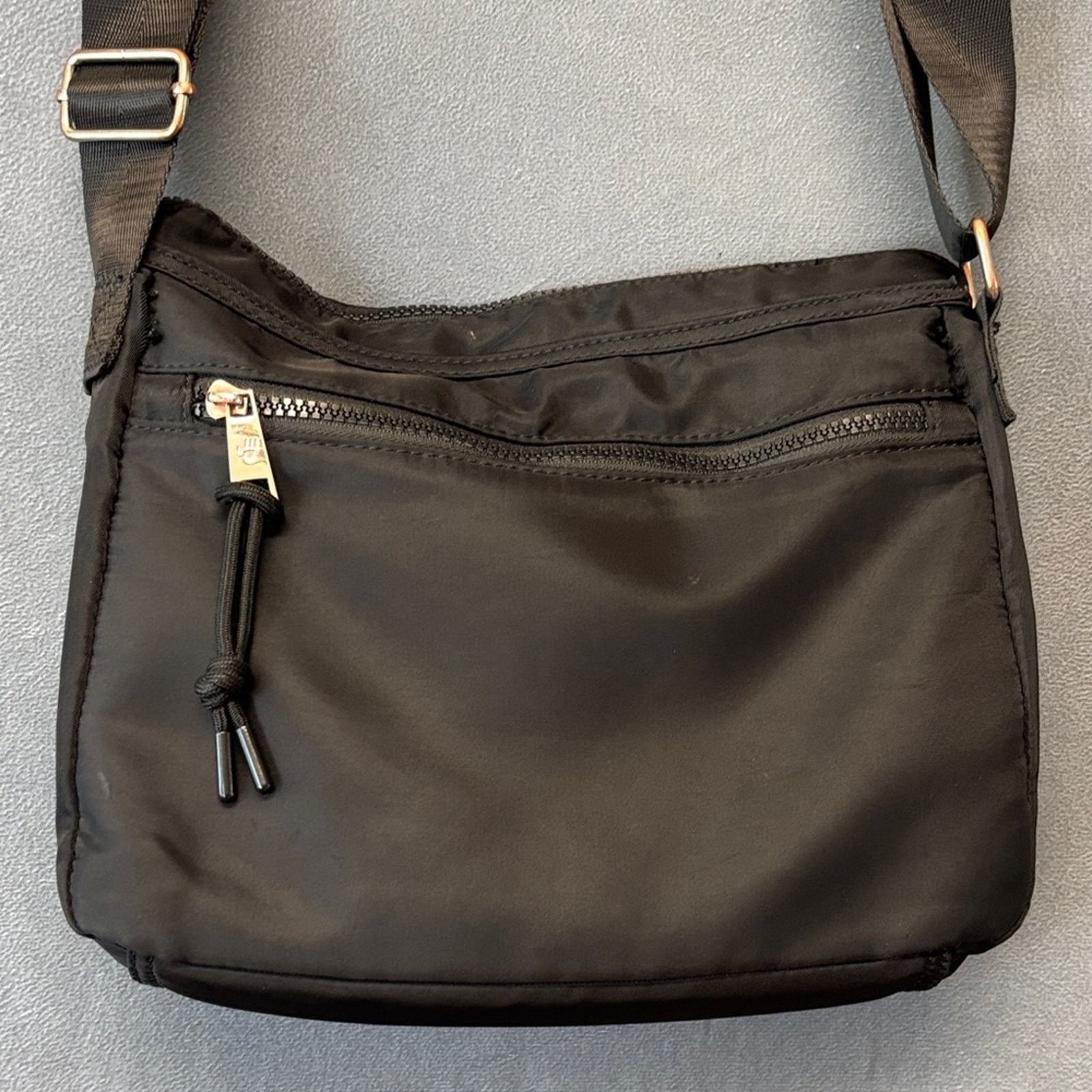 Other Bearpaw Black Nylon Crossbody Bag Adjustable Strap Light Size ONE SIZE - 8 Thumbnail