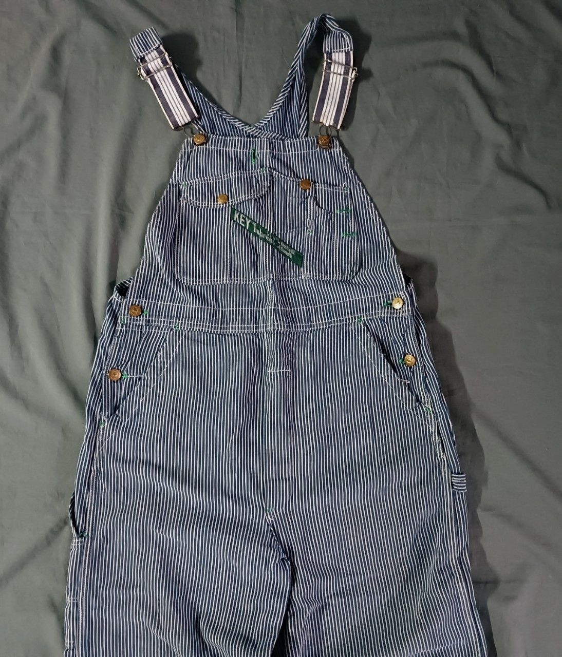 Other Vintage 1950s KEY Imperial Sanforized Hickory Overalls. Size US 34 / EU 50 - 2 Thumbnail