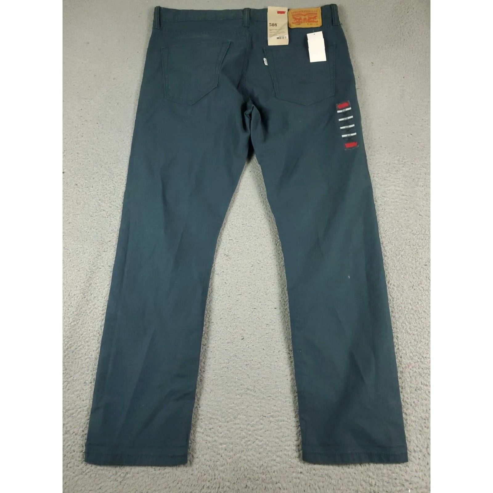 Levi's Levis 508 Jeans Mens 34x29 Blue Regular Tapered Leg Cotton Pants Size US 34 / EU 50 - 6 Thumbnail