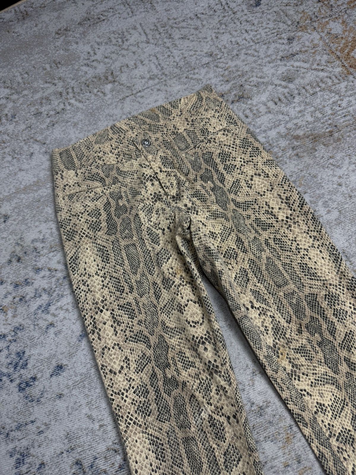 Tornado Mart Cimarron snake skin y2k style pants Size US 26 / EU 42 - 3 Thumbnail