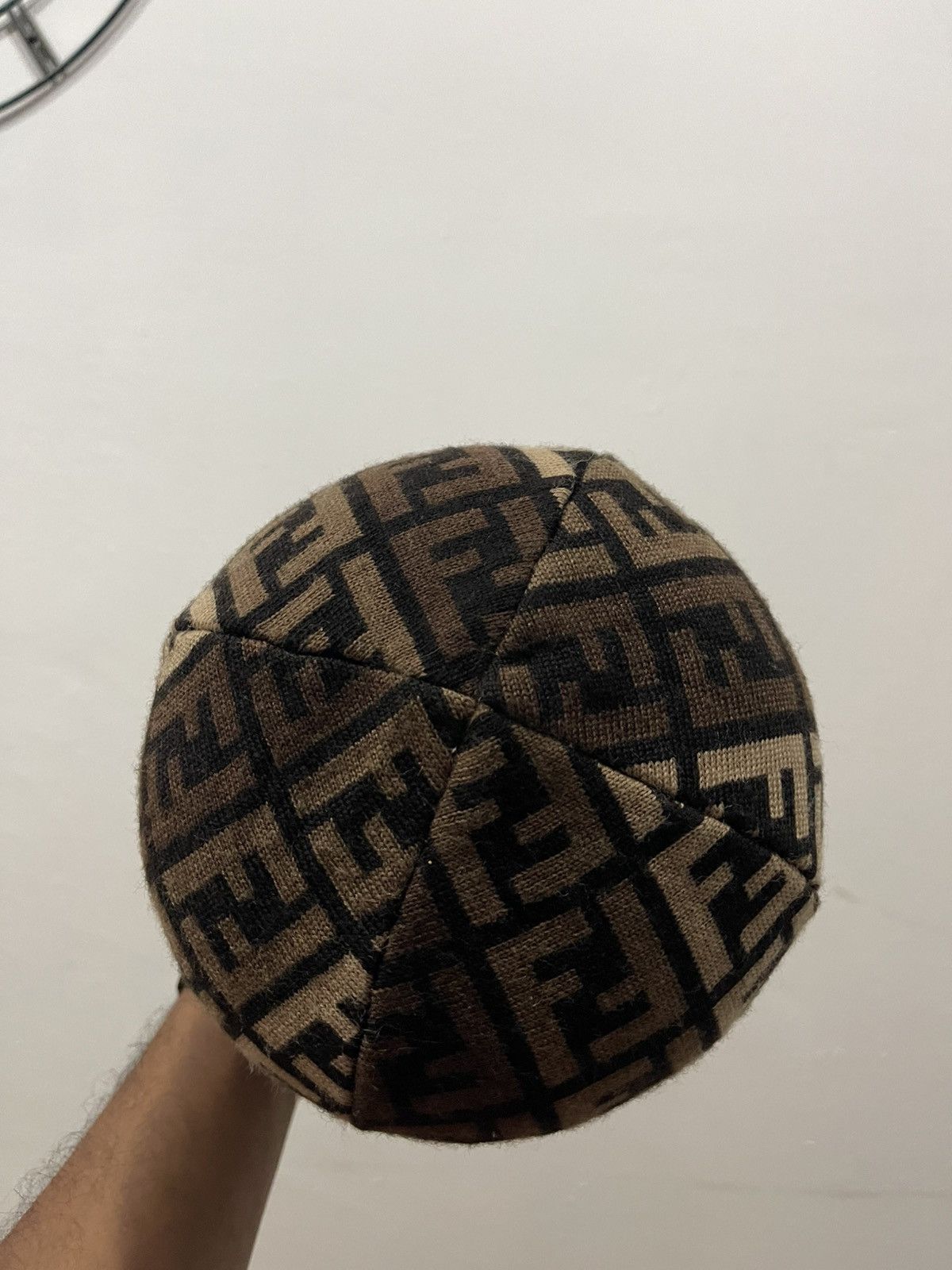 Fendi Beanie Fendi Brown Wool Hat Size ONE SIZE - 3 Thumbnail