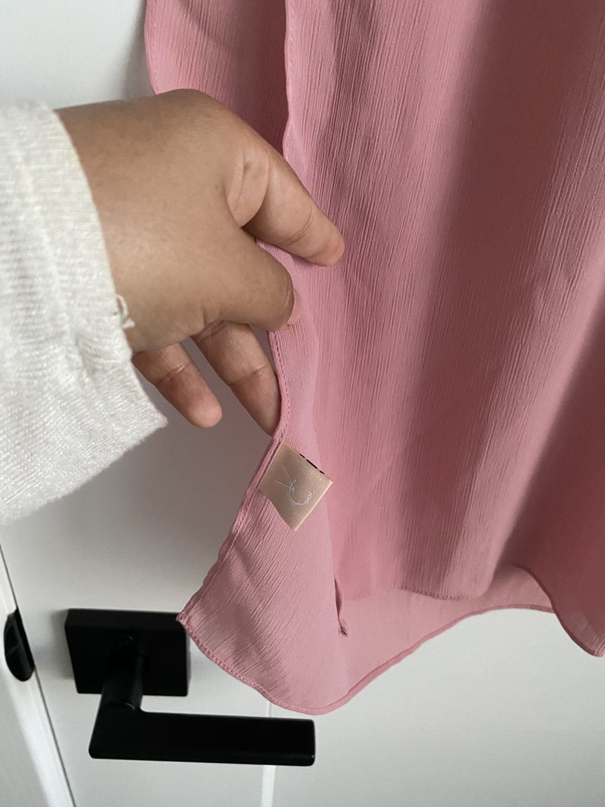 Other VOILE CHIC Premium Chiffon Light Pink Hijab Scarf For Women Size ONE SIZE - 4 Thumbnail