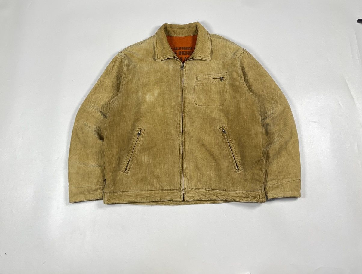 Who A.U. Vintage WHO AU. Corduroy Blanket Lined Work Jacket Size US XXL / EU 58 / 5 - 1 Thumbnail