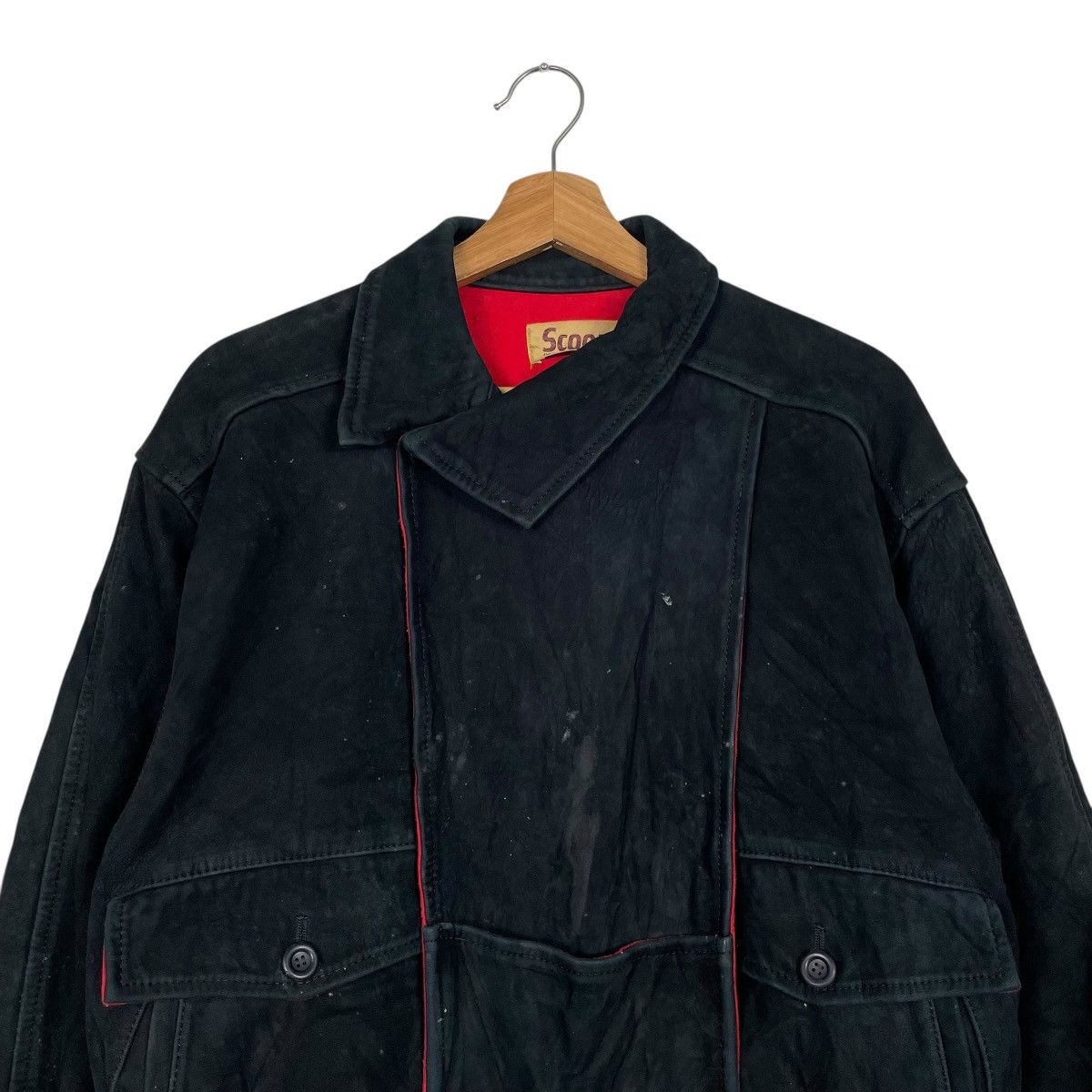 Japanese Brand Japanese Brand Scoop Black Bomber Jacket Size US M / EU 48-50 / 2 - 2 Thumbnail