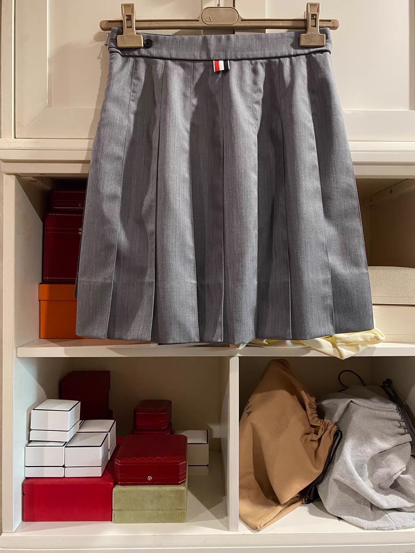 Thom Browne Thom Browne Women's Classic Wool Preppy Skirt Celebrity Size 28" / US 6 / IT 42 - 2 Thumbnail