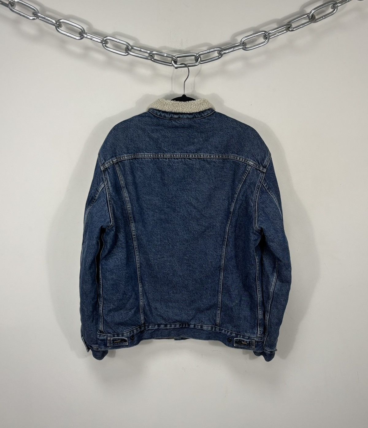 Lee Vintage Lee Storm Rider Men’s Blue Lined Sherpa Denim Jacket Size US L / EU 52-54 / 3 - 3 Thumbnail