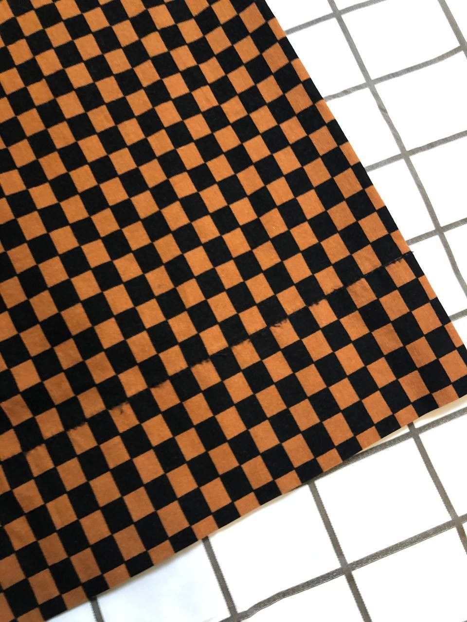 Other Maeve by Anthropologie Orange Brown and Black Checkered the Size US 26 / EU 42 - 3 Thumbnail