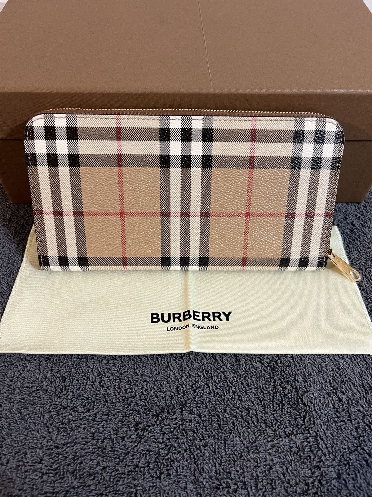 Burberry Burberry Check Zip Wallet Size ONE SIZE - 9 Thumbnail