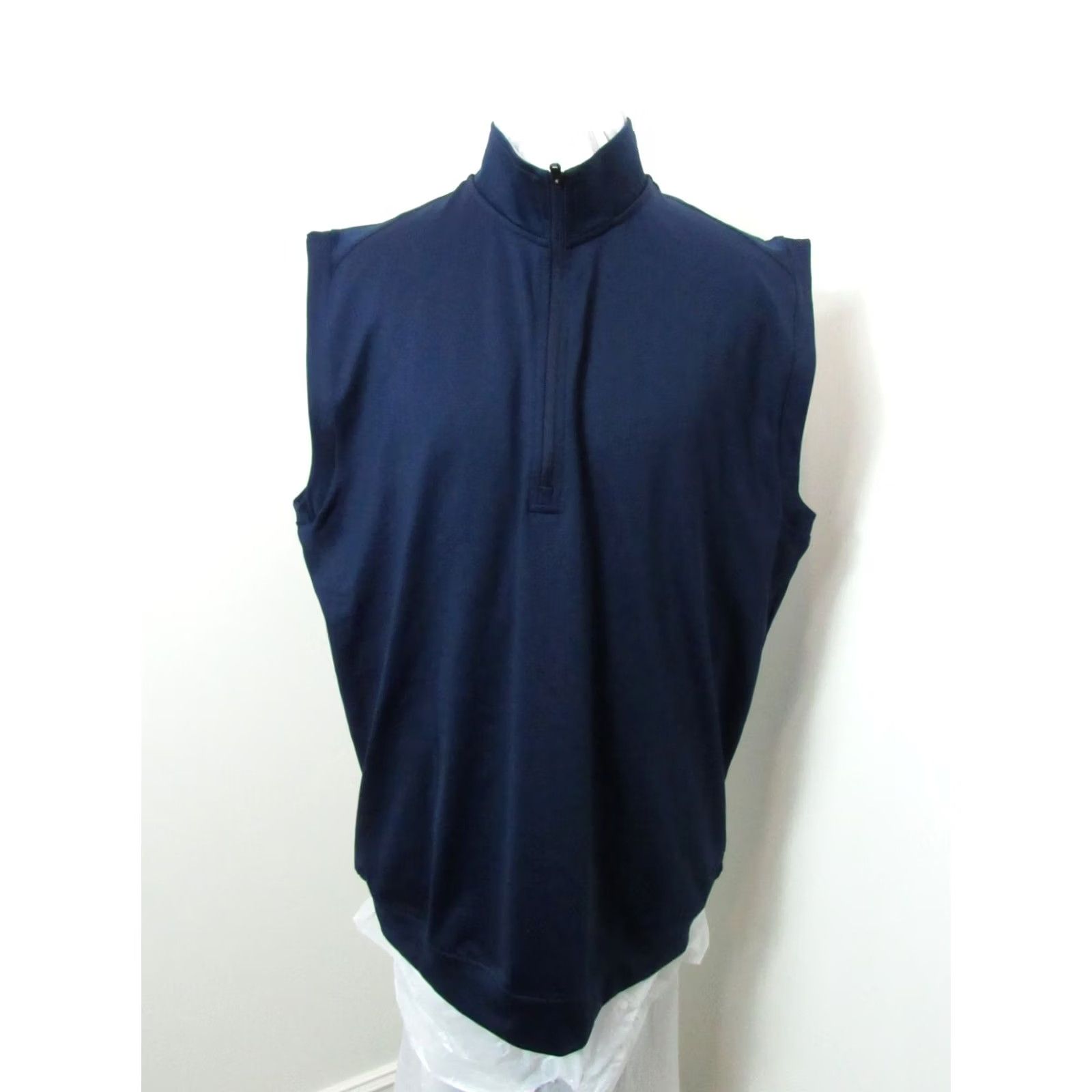 Adidas Adidas Golf Vest Men XL Navy 1/4 Zip Sleeveless Pullover Logo Golfer Size US XL / EU 56 / 4 - 2 Thumbnail