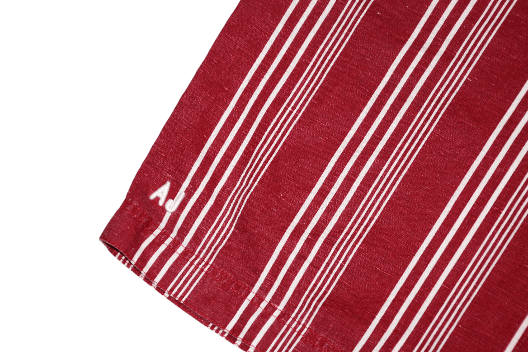 Armani Armani Jeans Eco Wash Striped Linen Cotton Bermuda Shorts Size US 38 / EU 54 - 6 Thumbnail