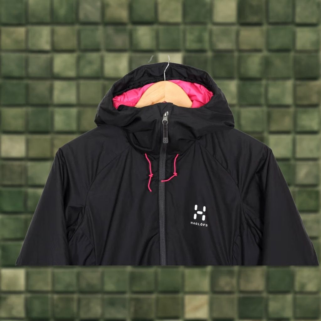 Vintage HAGLOFS Berrier III Hooded Jacket Women Size M Insulated Size M / US 6-8 / IT 42-44 - 1 Thumbnail