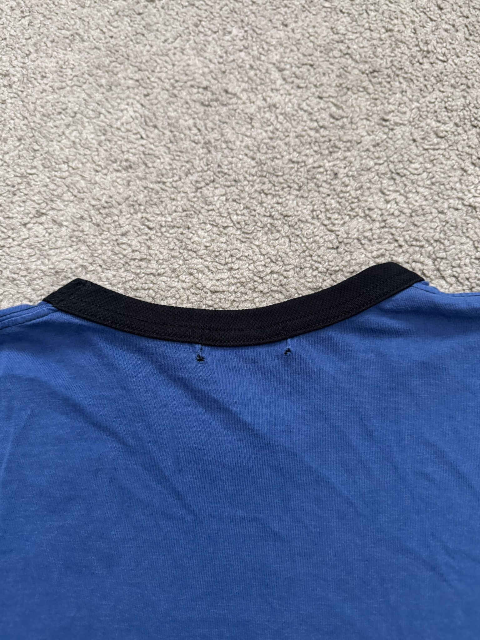 Comme des Garcons Homme Plus SS03 Comme Des Garcons Homme Plus Blue Argyle Ringer T Shirt Size US M / EU 48-50 / 2 - 7 Thumbnail
